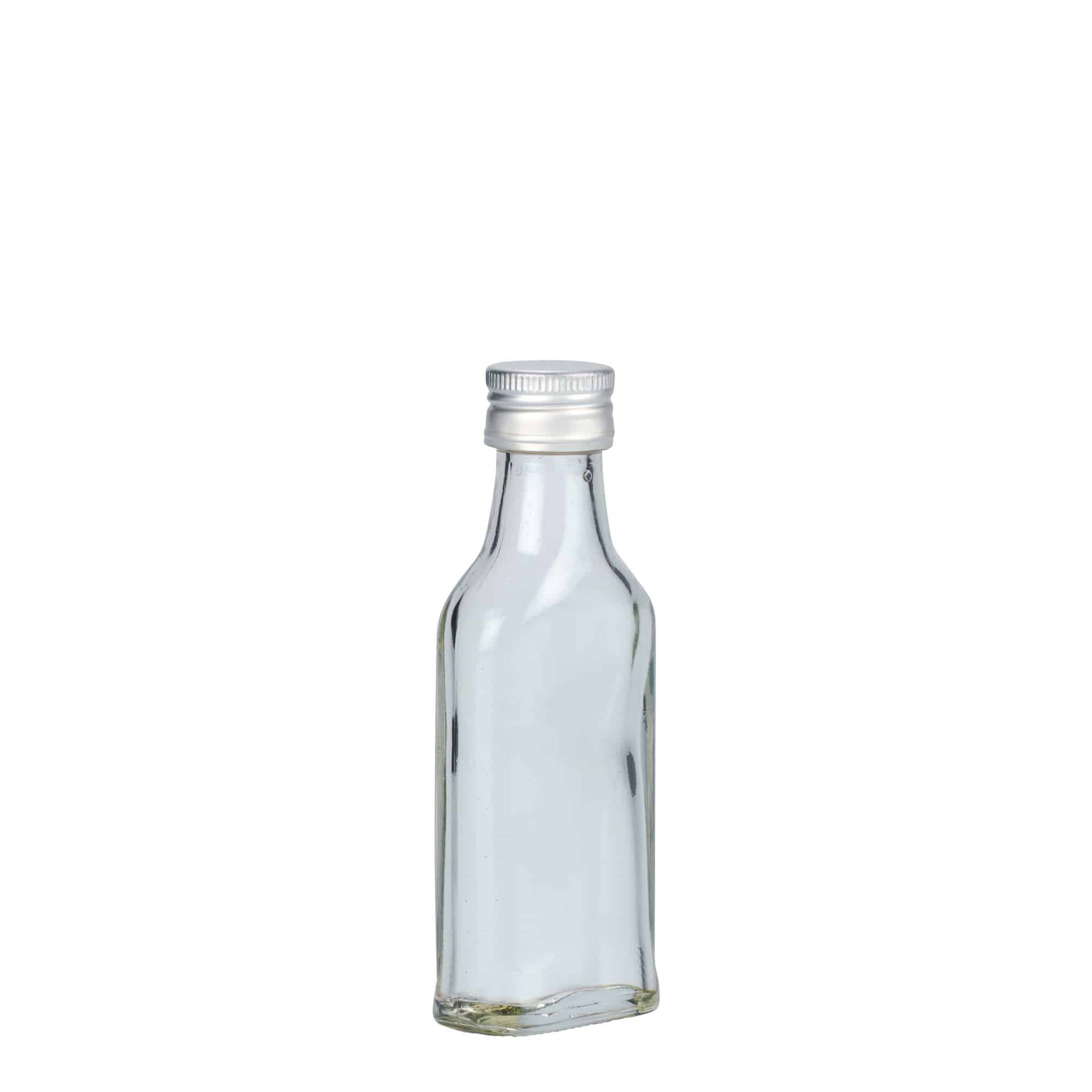 40 ml žepna steklenička, pravokotna, odprtina: PP 22 40 ml žepna steklenička, pravokotna, odprtina: PP 22