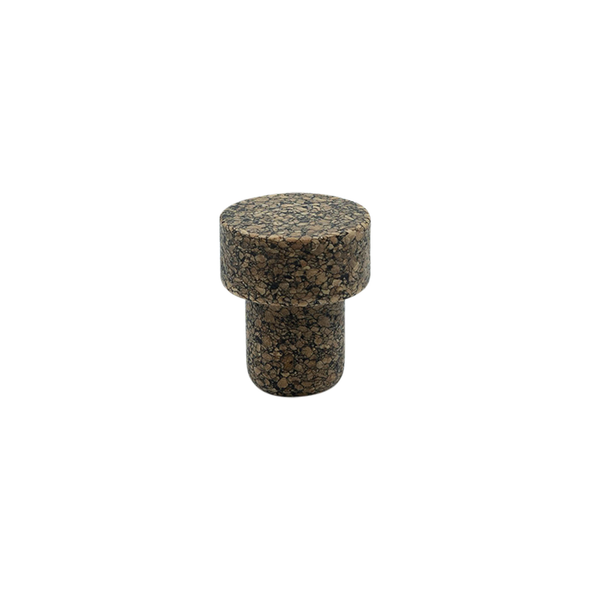 Ročajni zamašek 'Sharp' 19,5 mm, Corkcoal, za ustje: pluta