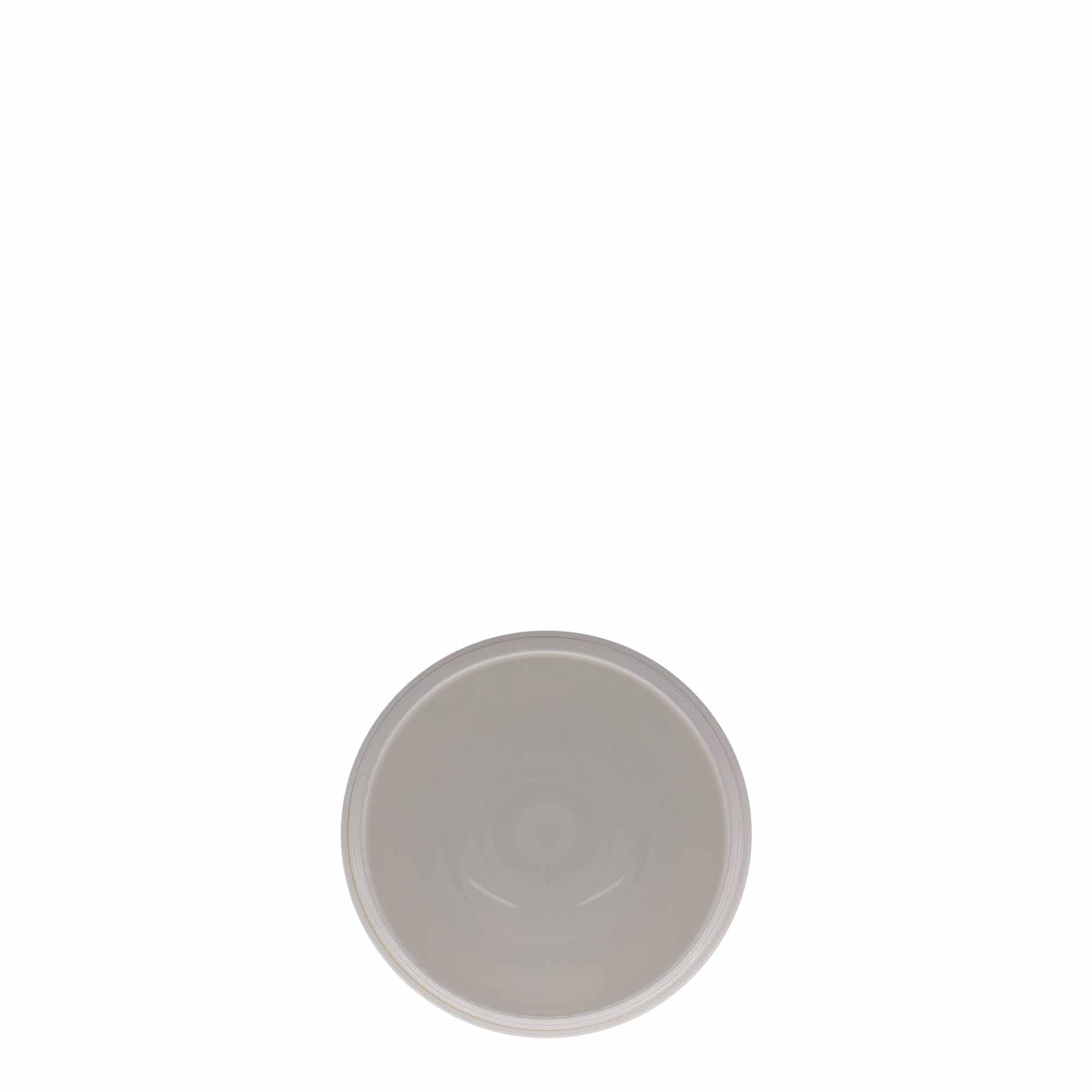 150 ml plastična posoda »Bianca«, PP, bela, ustje: navojni zamašek