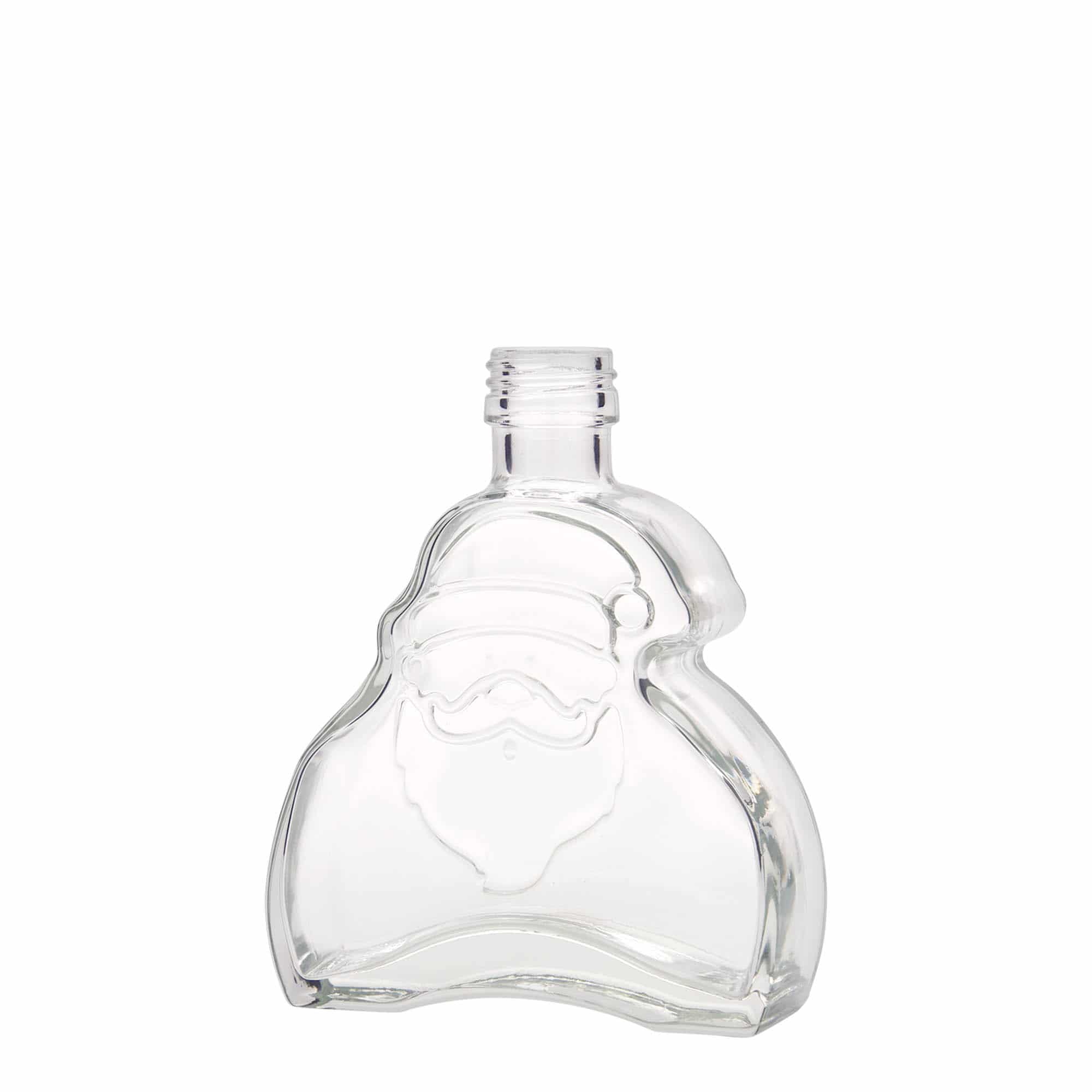 200 ml steklena steklenica »Santa Claus«, ustje: PP 28