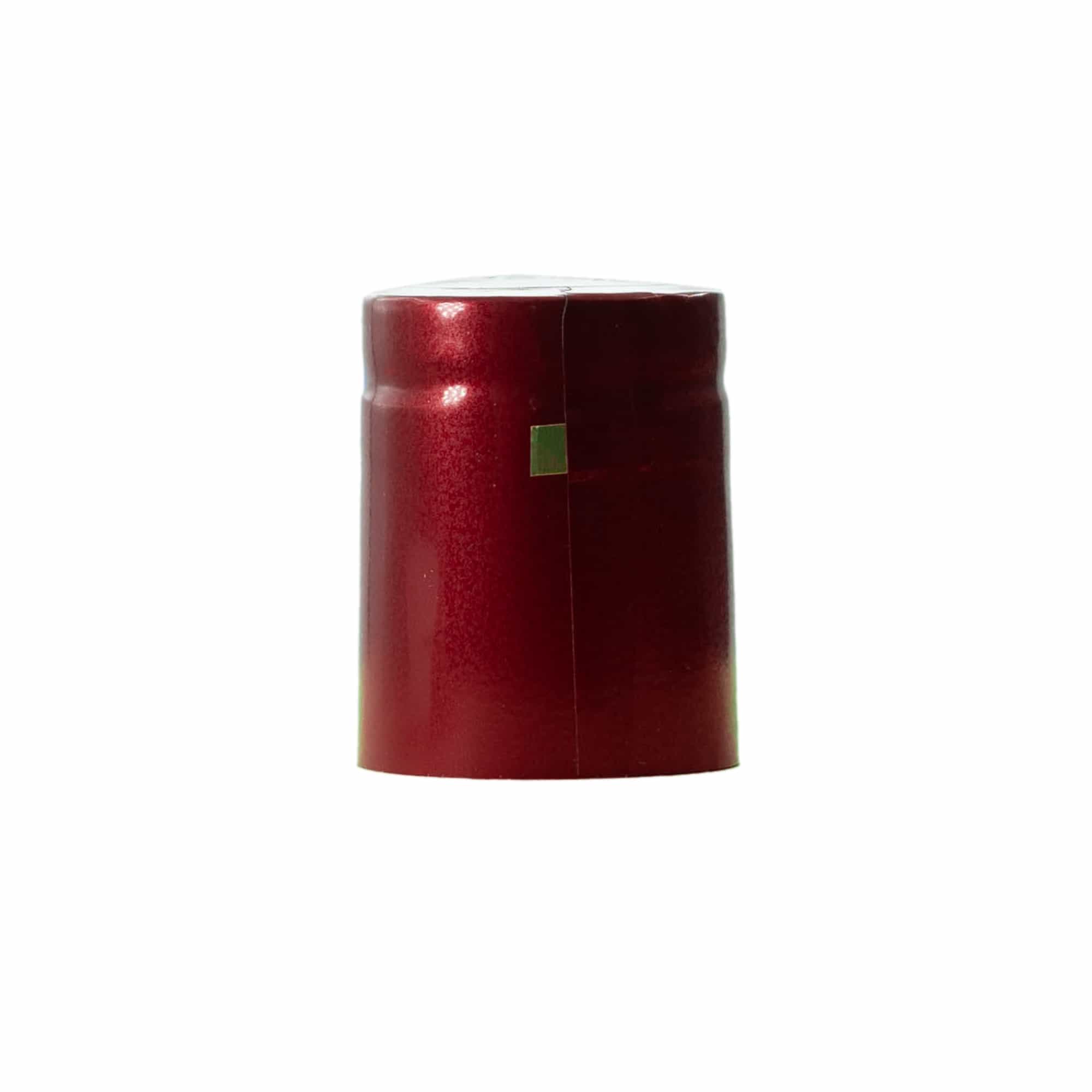 Skrčljiva kapsula 32×41, plastika PVC, vinsko rdeča Skrčljiva kapsula 32×41, plastika PVC, vinsko rdeča
