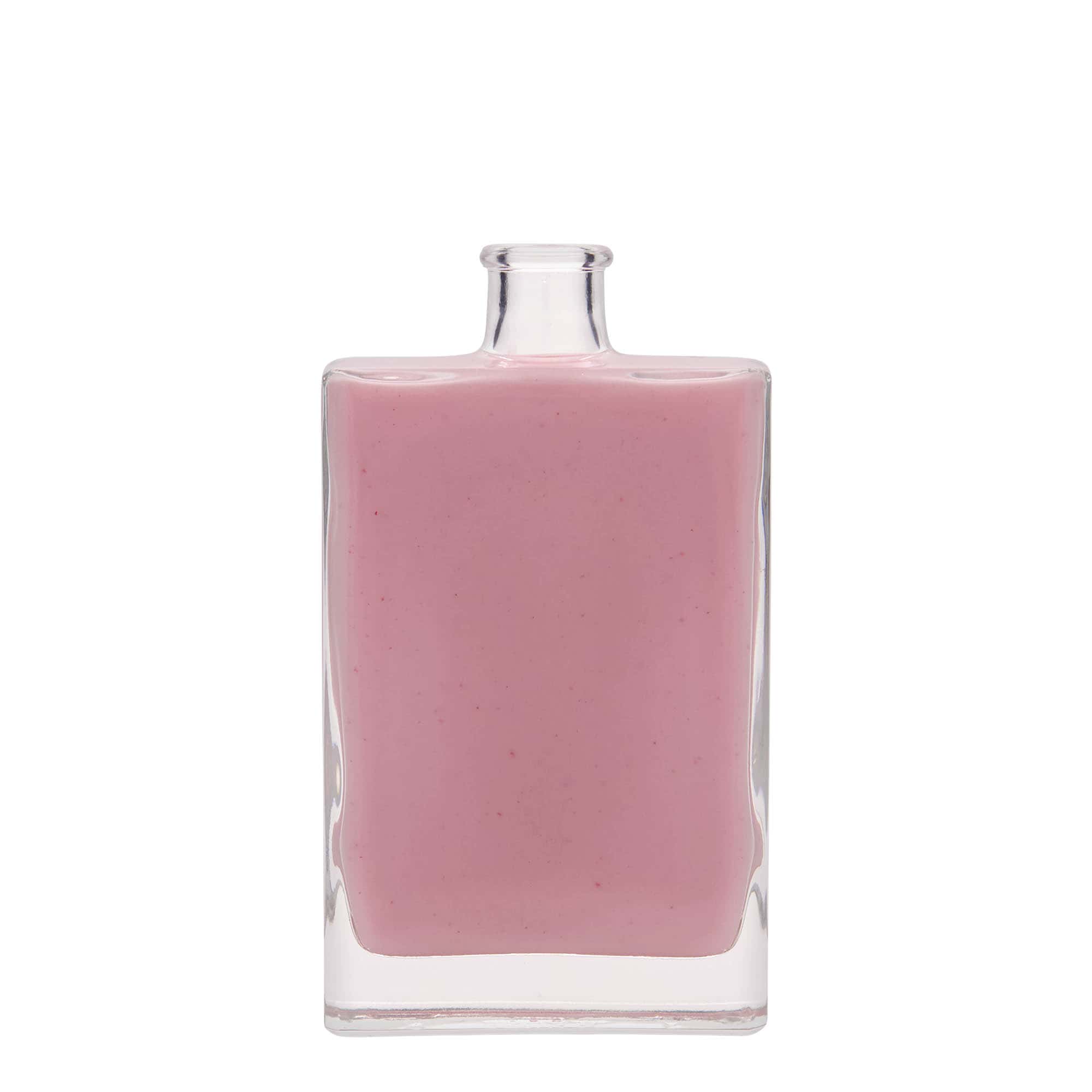 350 ml steklena steklenica »Julia«, pravokotna, ustje: pluta