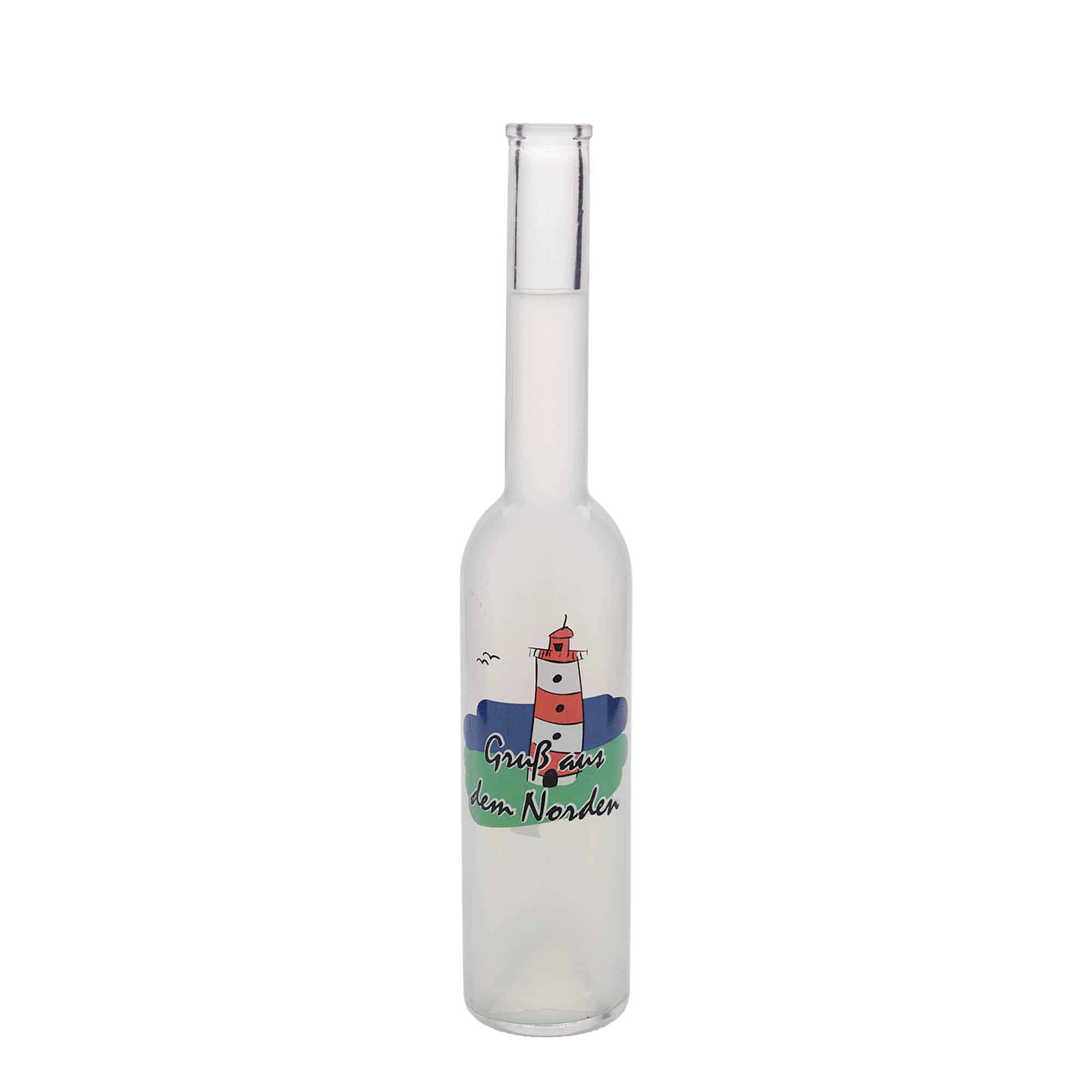 350 ml steklena steklenica »Opera«, motiv: sever, ustje: pluta