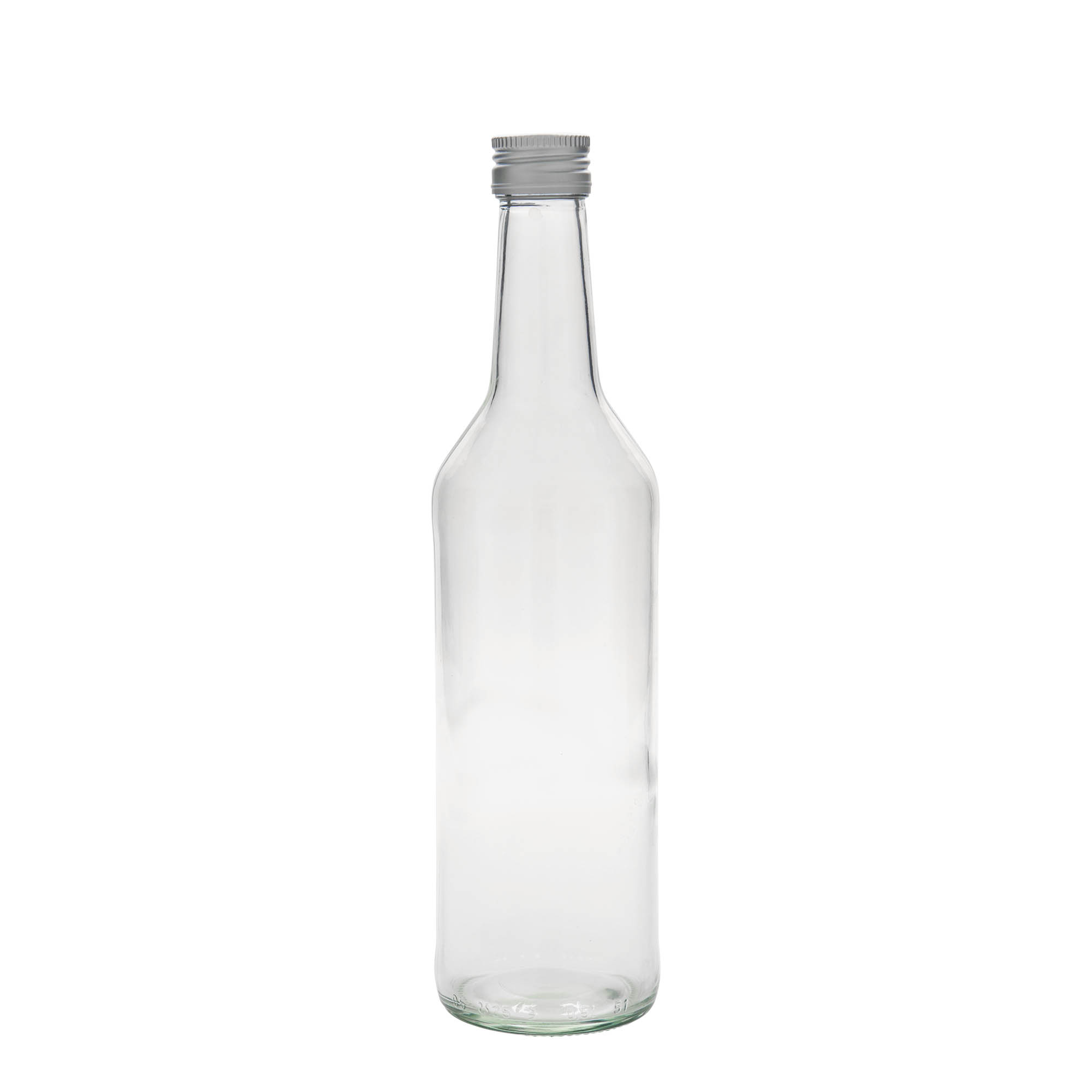 500 ml steklena steklenica z ravnim vratom, odprtina: PP 28