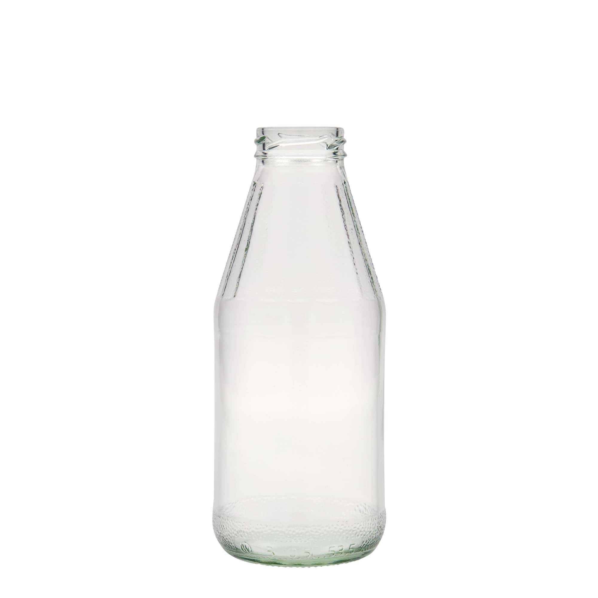 500 ml steklenica z širokim vratom, steklo, odprtina: zavrtni zamašek (TO 43)