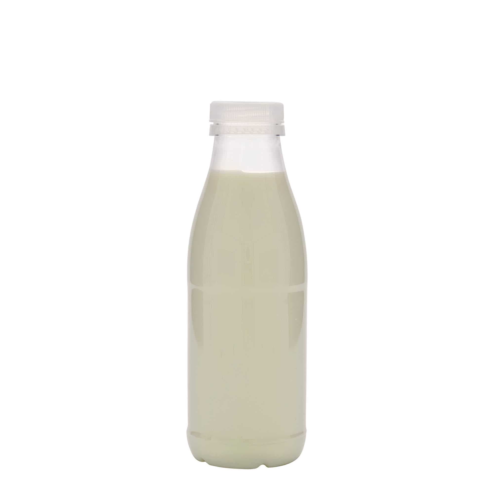 500 ml steklenica iz PET plastike »Milk and Juice«, plastika, ustje: 38 mm