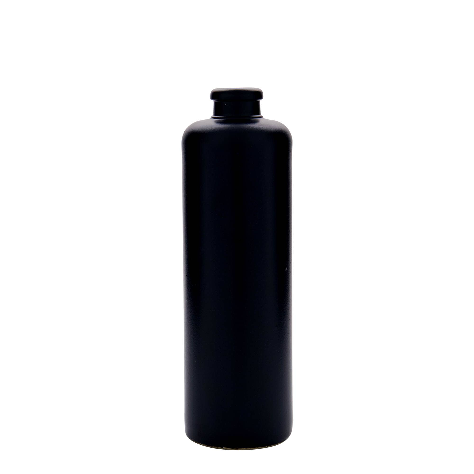 500 ml glineni vrč, kamenina, črn, odprtina: pluta