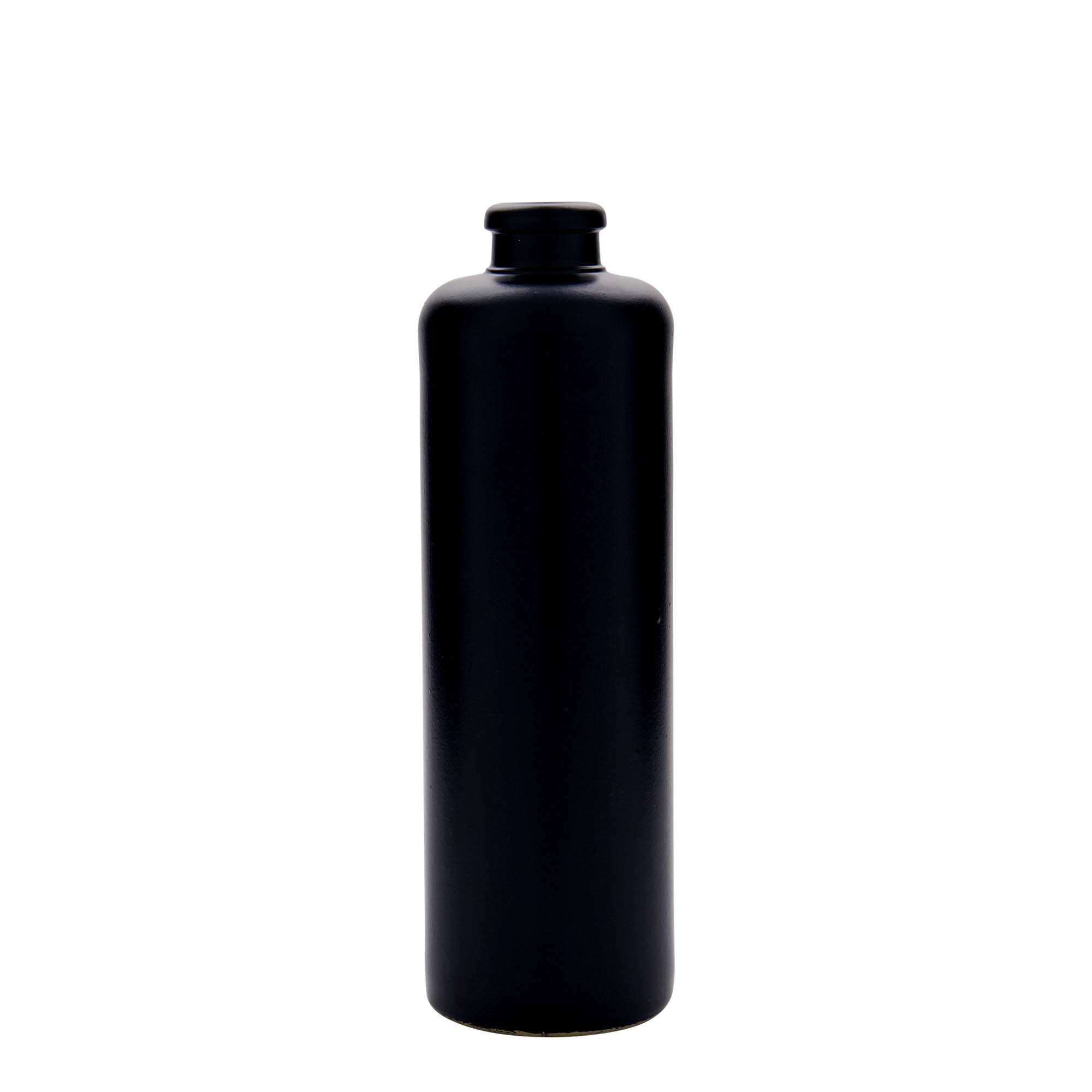 500 ml glineni vrč, kamenina, črn, odprtina: pluta