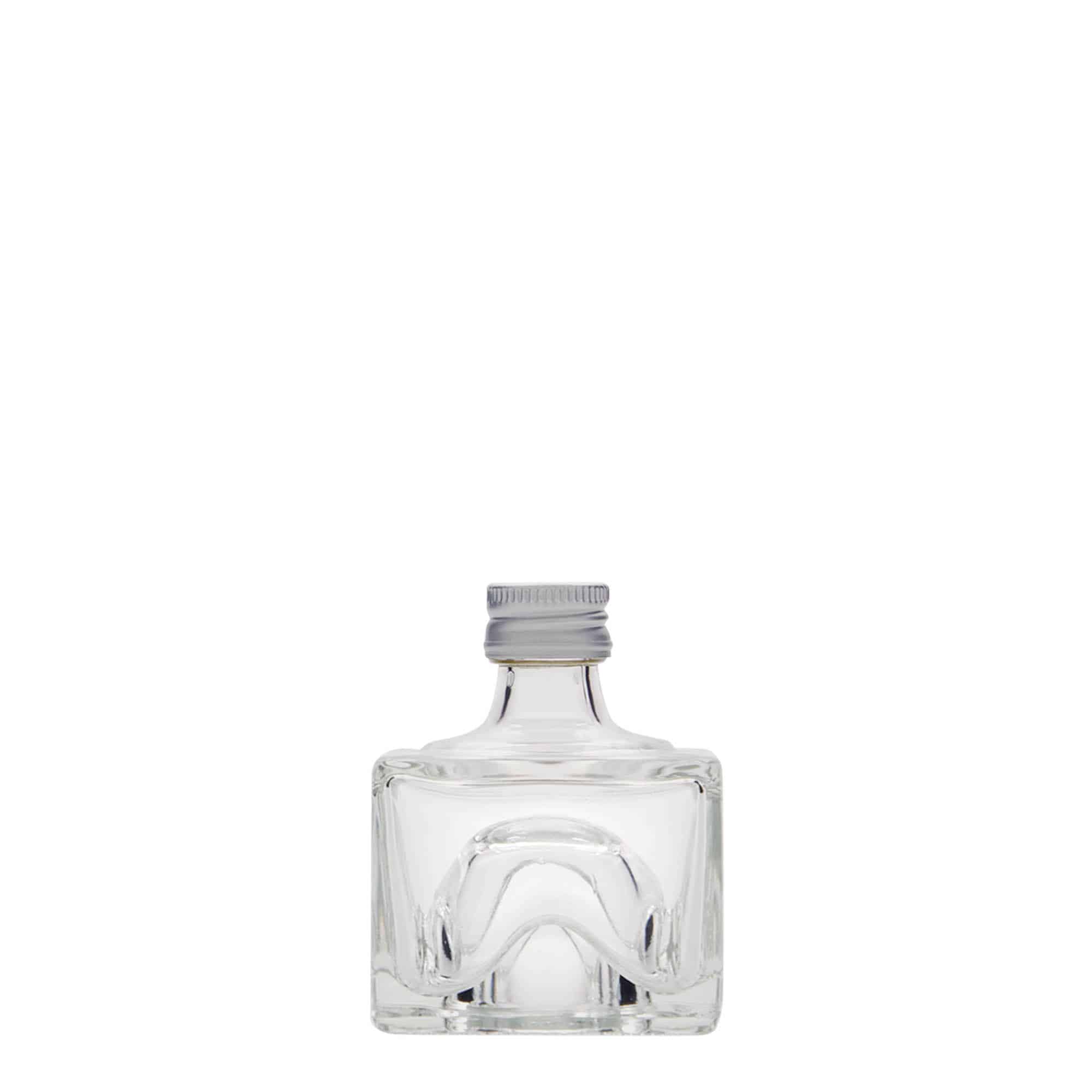 40 ml steklena steklenica »Cocolores«, kvadratna, ustje: PP 18