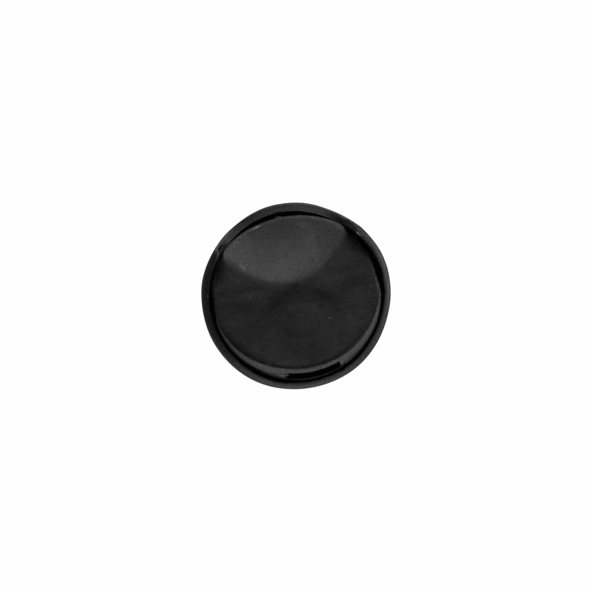 Zavrtni pokrov Disc Top, PP-plastika, črn, za odprtino: 24/410