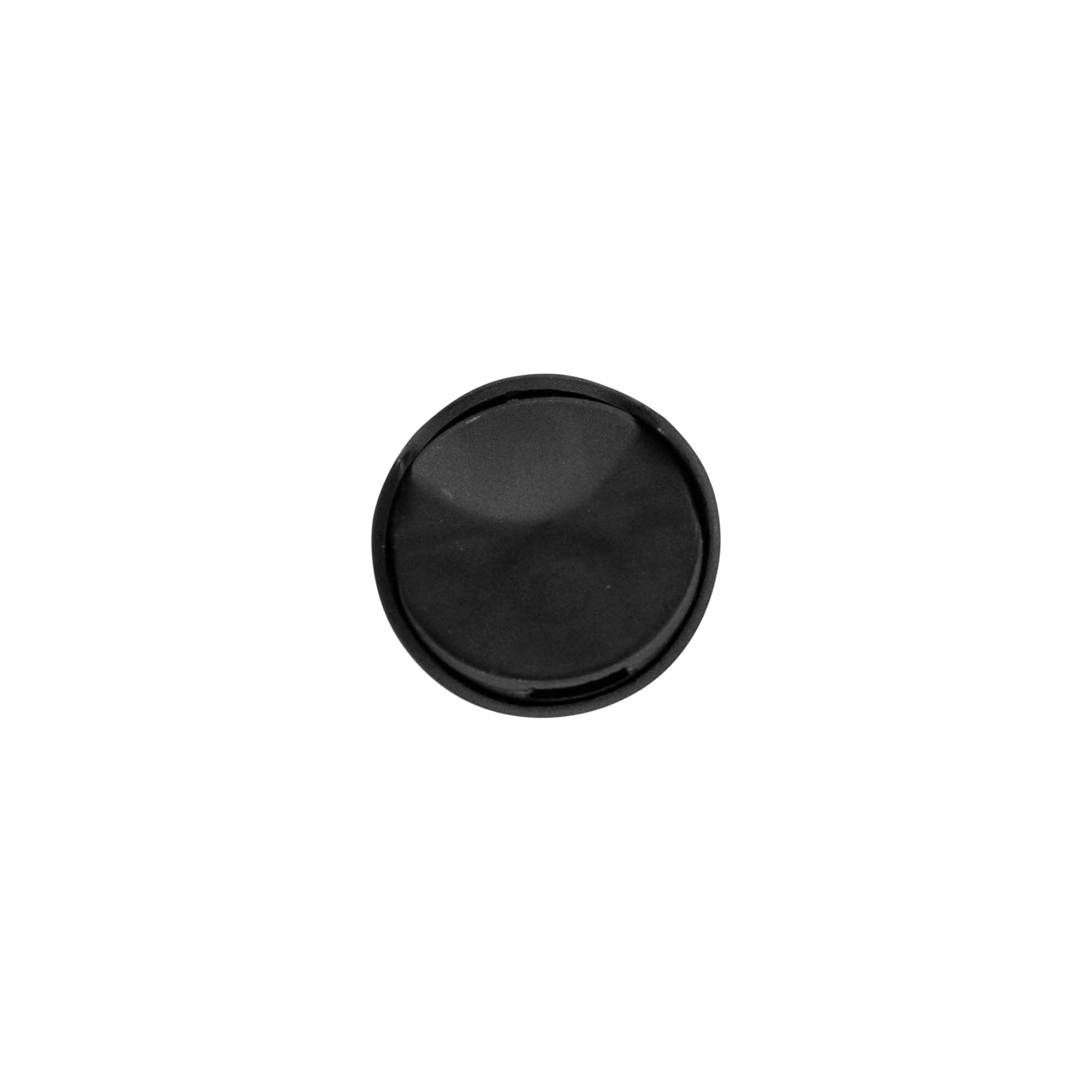 Zavrtni pokrov Disc Top, PP-plastika, črn, za odprtino: 24/410