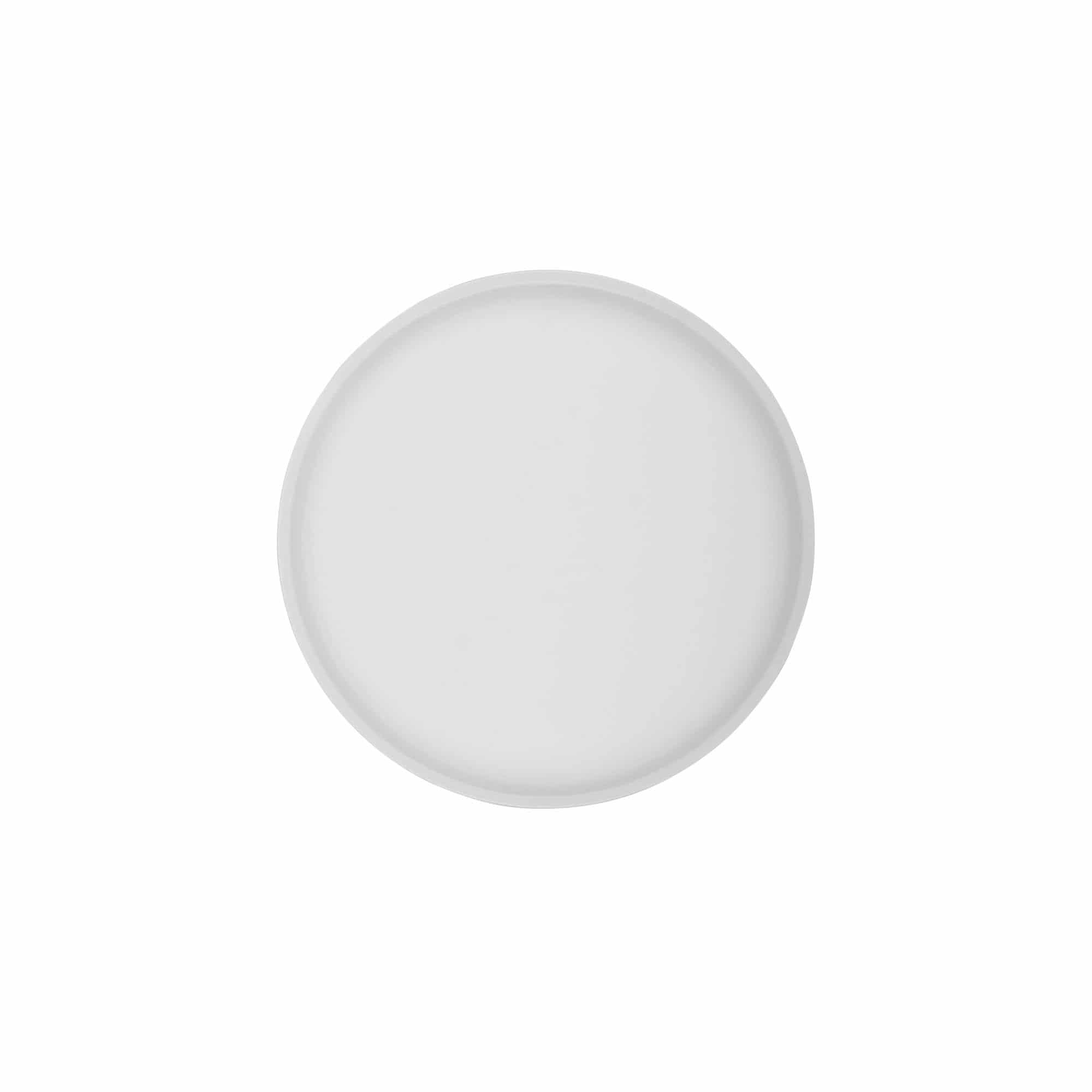 Navojni zamašek »Clear/Platin Edition«, plastika PP, bela, za ustje: 70/2P