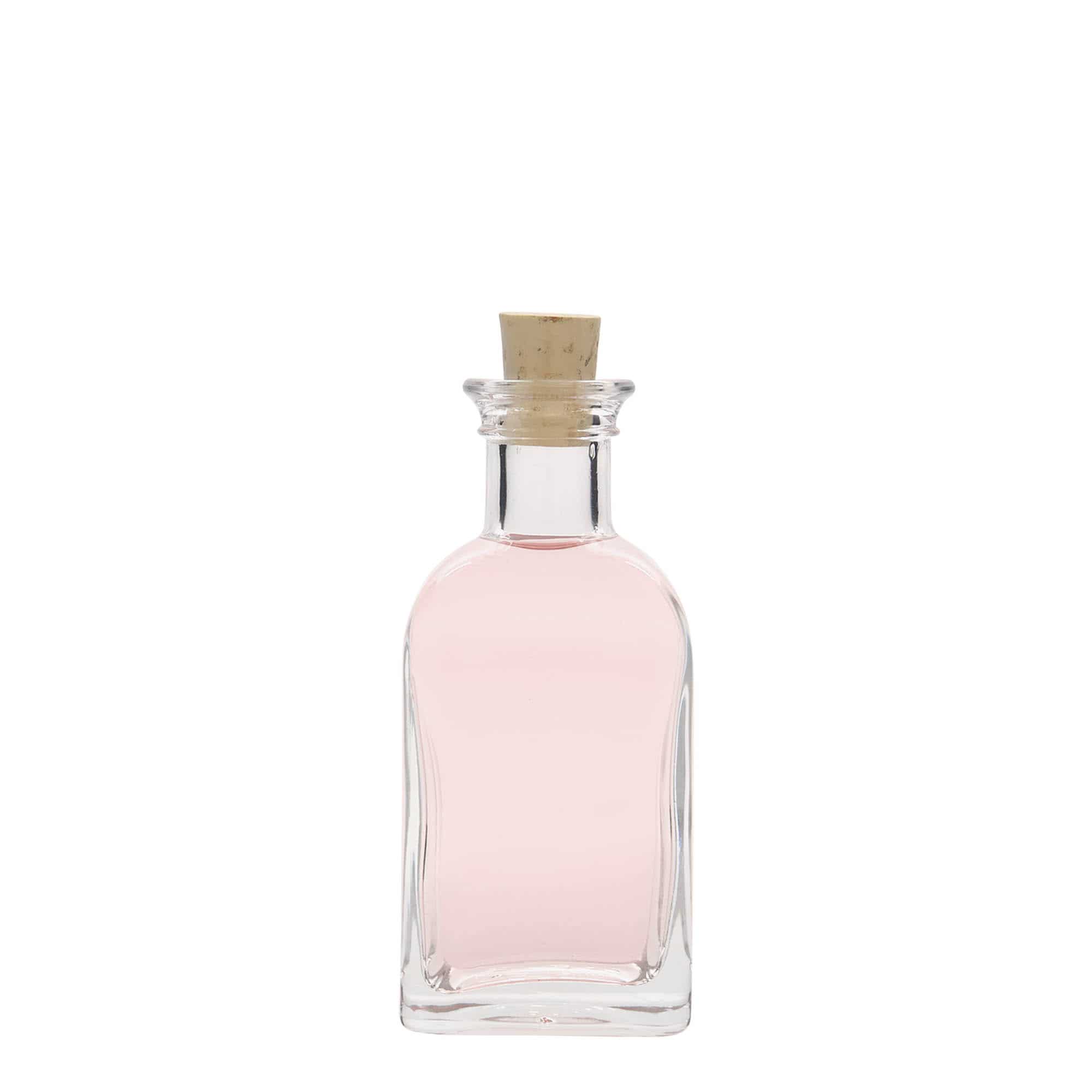 100 ml steklenička Apotheker Carré, kvadratna, odprtina: pluta