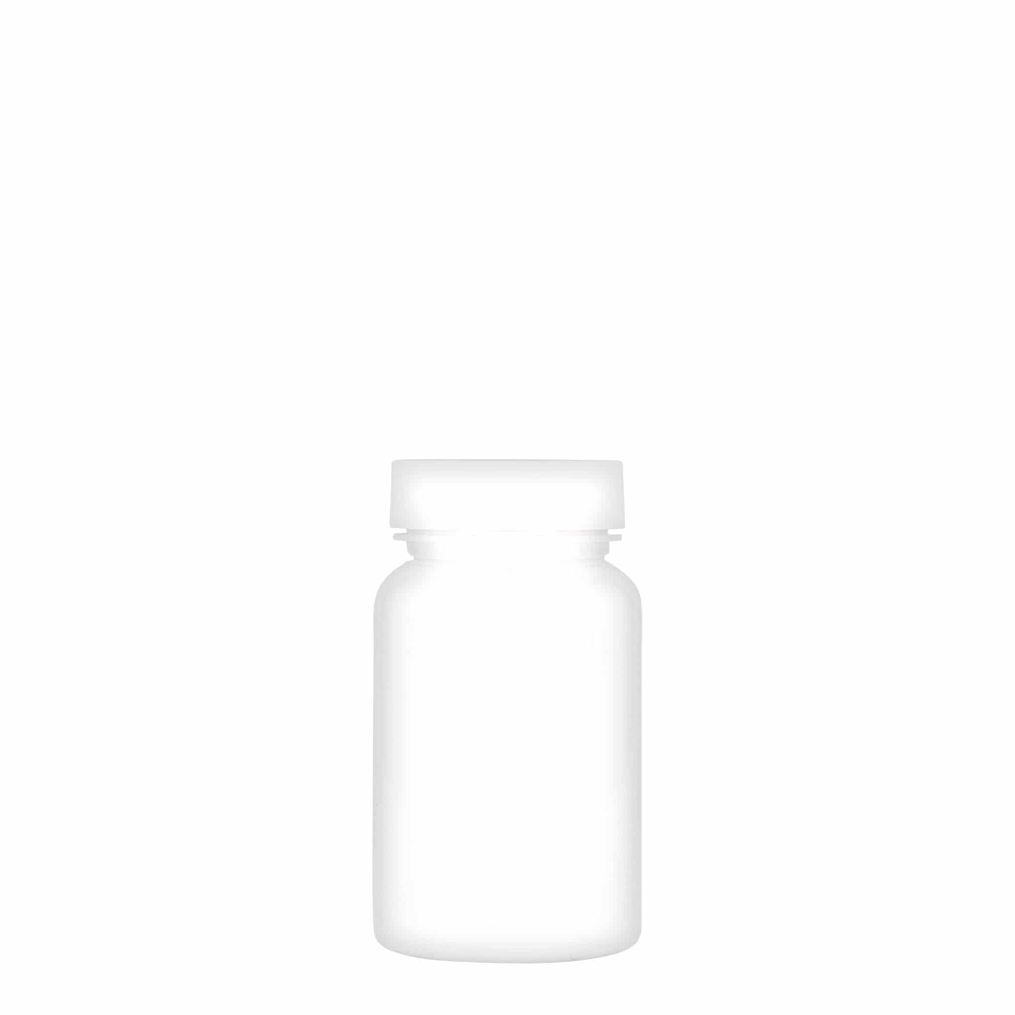 75 ml pakirna posodica PET, plastika, bela, ustje: GPI 38/400