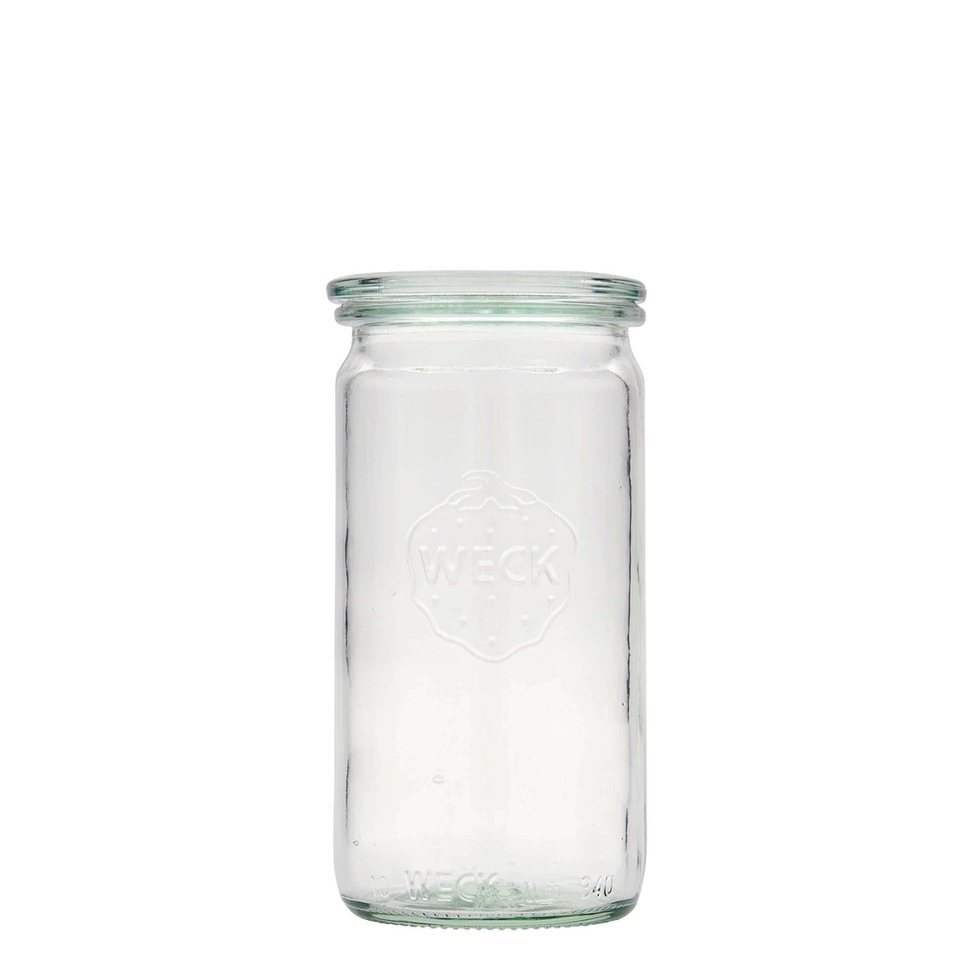340 ml cilindrični kozarec WECK, ustje: Okrogel rob 340 ml cilindrični kozarec WECK, ustje: Okrogel rob