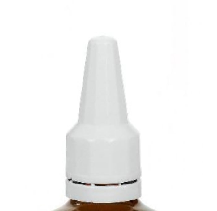 Zavrtni pokrov z aplikatorjem, PE-plastika, bel, za odprtino: DIN 18 Zavrtni pokrov z aplikatorjem, PE-plastika, bel, za odprtino: DIN 18