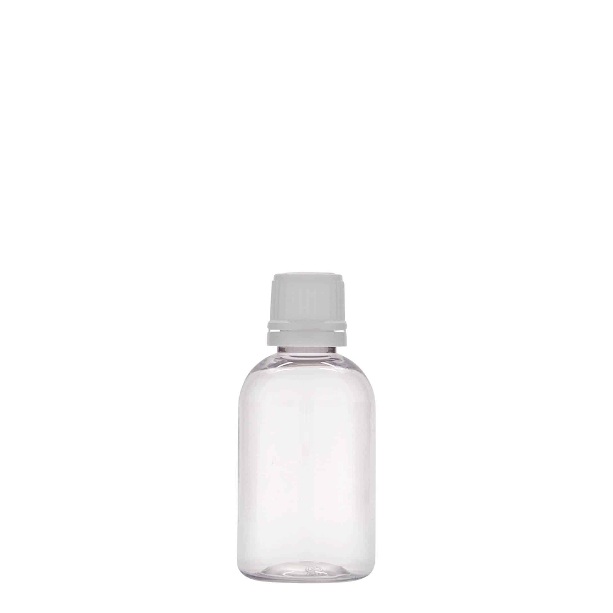 50 ml steklenica za zdravila PET »Easy Living«, plastika, ustje: DIN 18