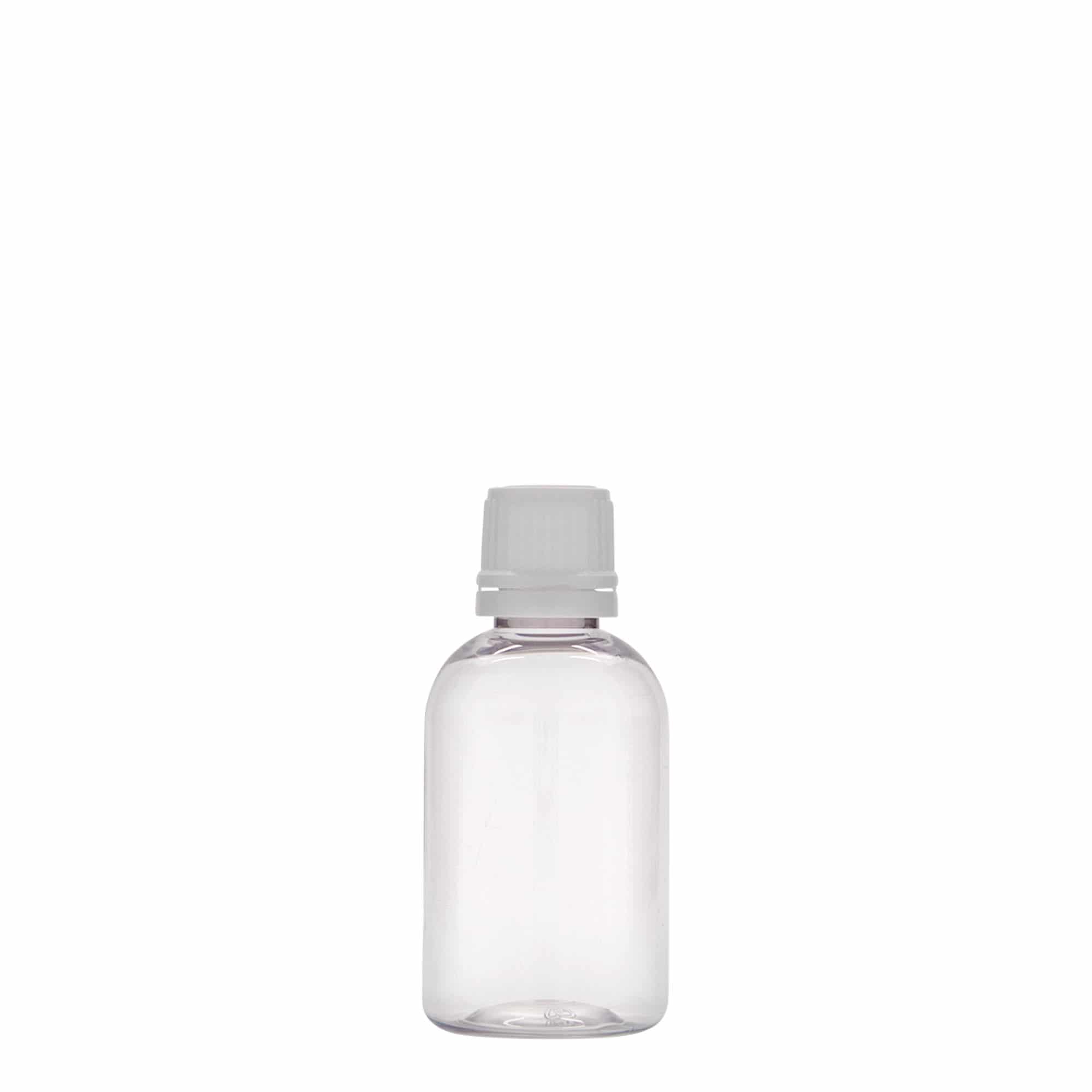 50 ml PET-medicinska steklenička 'Easy Living', plastika, odprtina: DIN 18