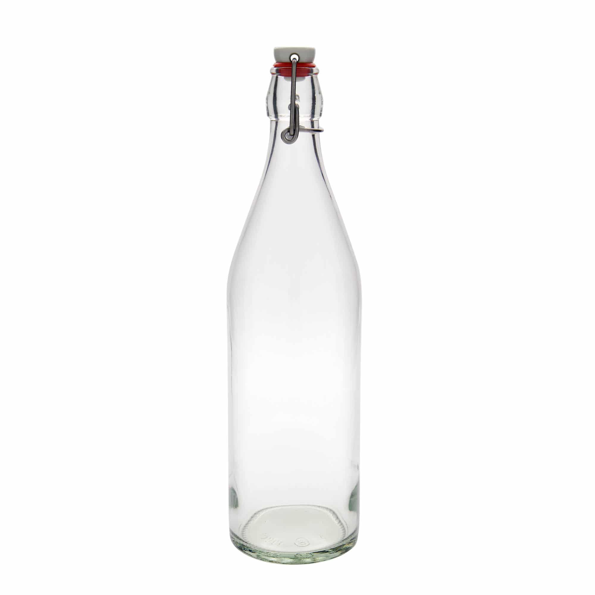 1000 ml steklena steklenica »Giara«, ustje: zamašek s tesnilom