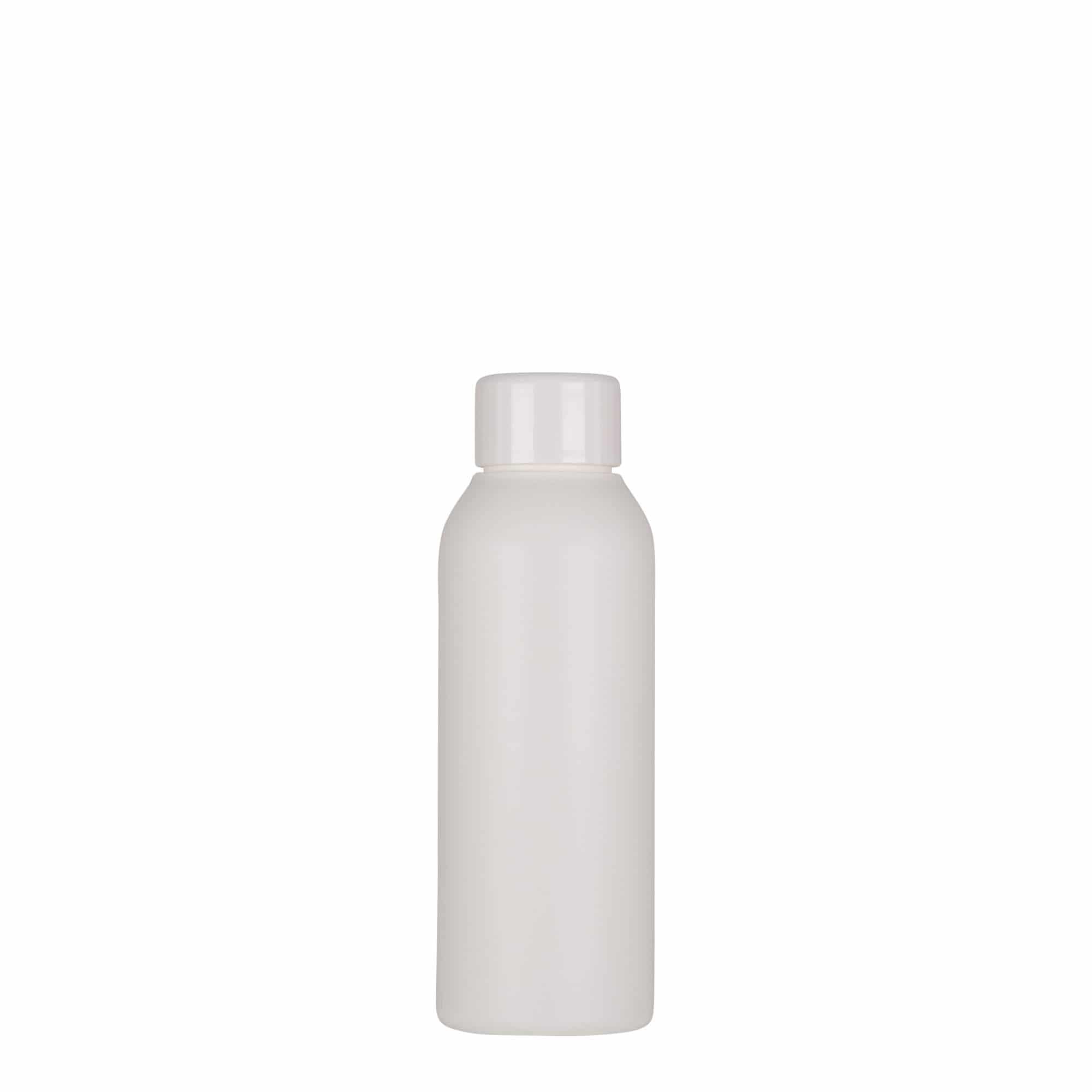 100 ml plastična steklenička 'Tuffy', HDPE, bela, odprtina: 24/410