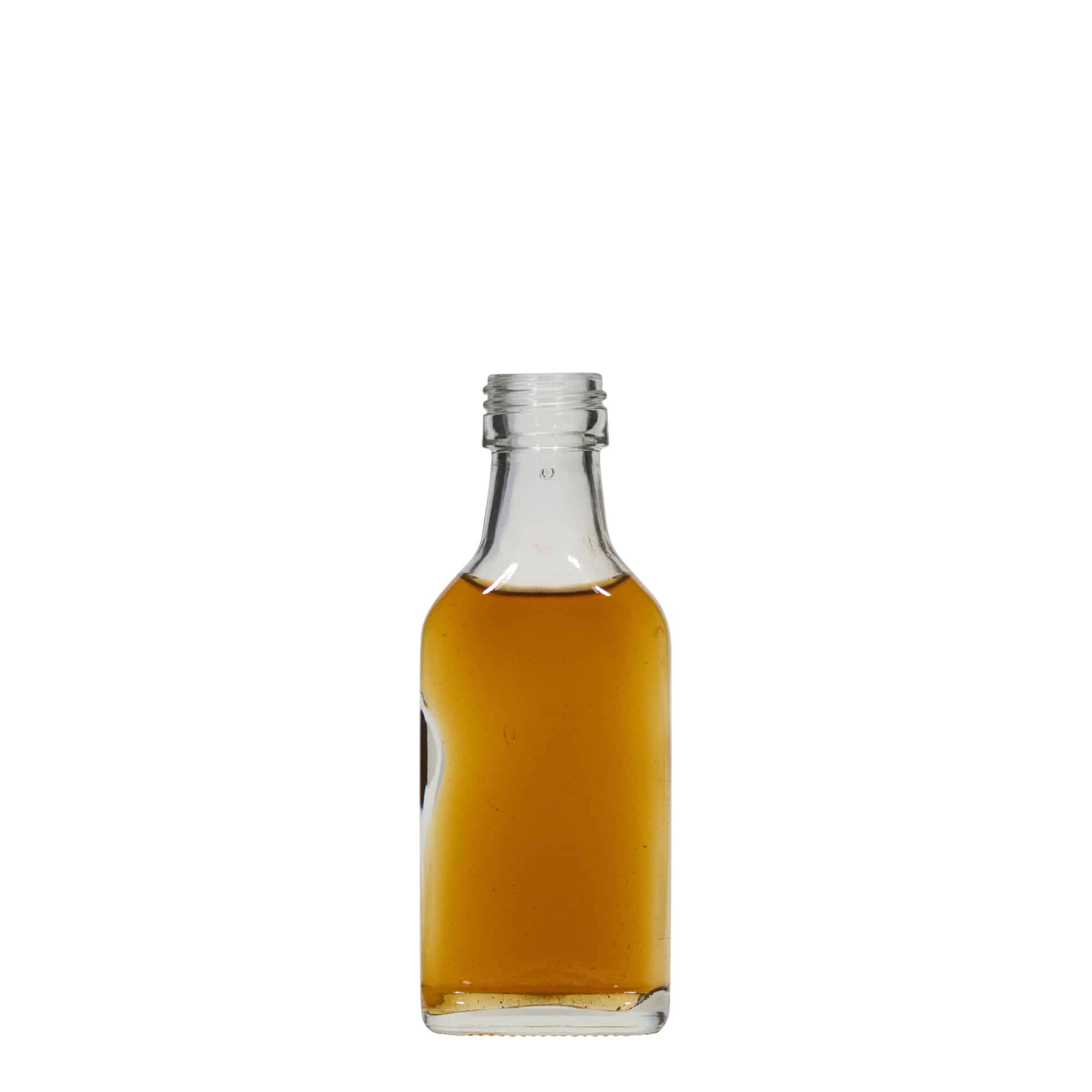 40 ml žepna steklenička, pravokotna, odprtina: PP 22