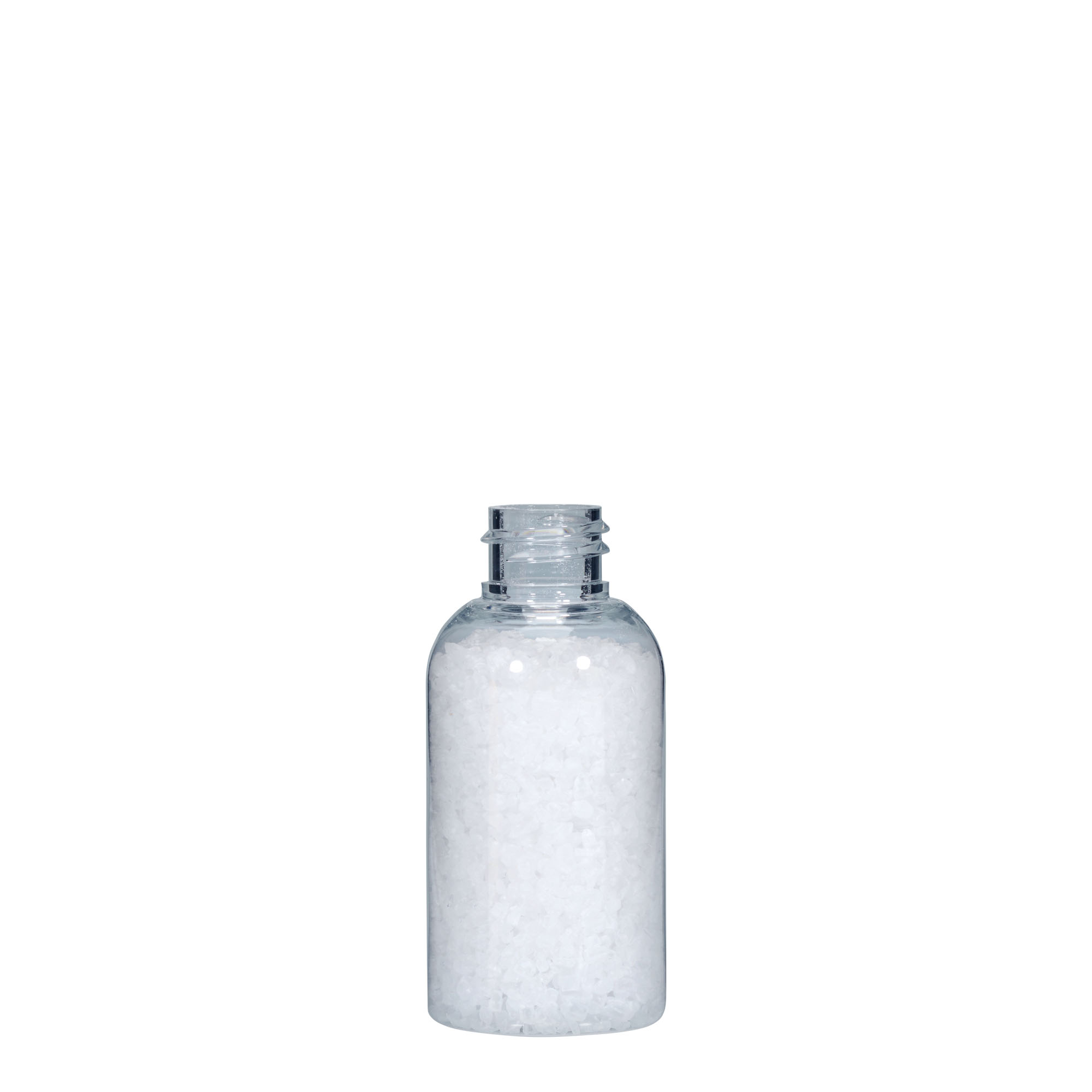 50 ml steklenica iz PET plastike »Boston«, plastika, ustje: 20/410