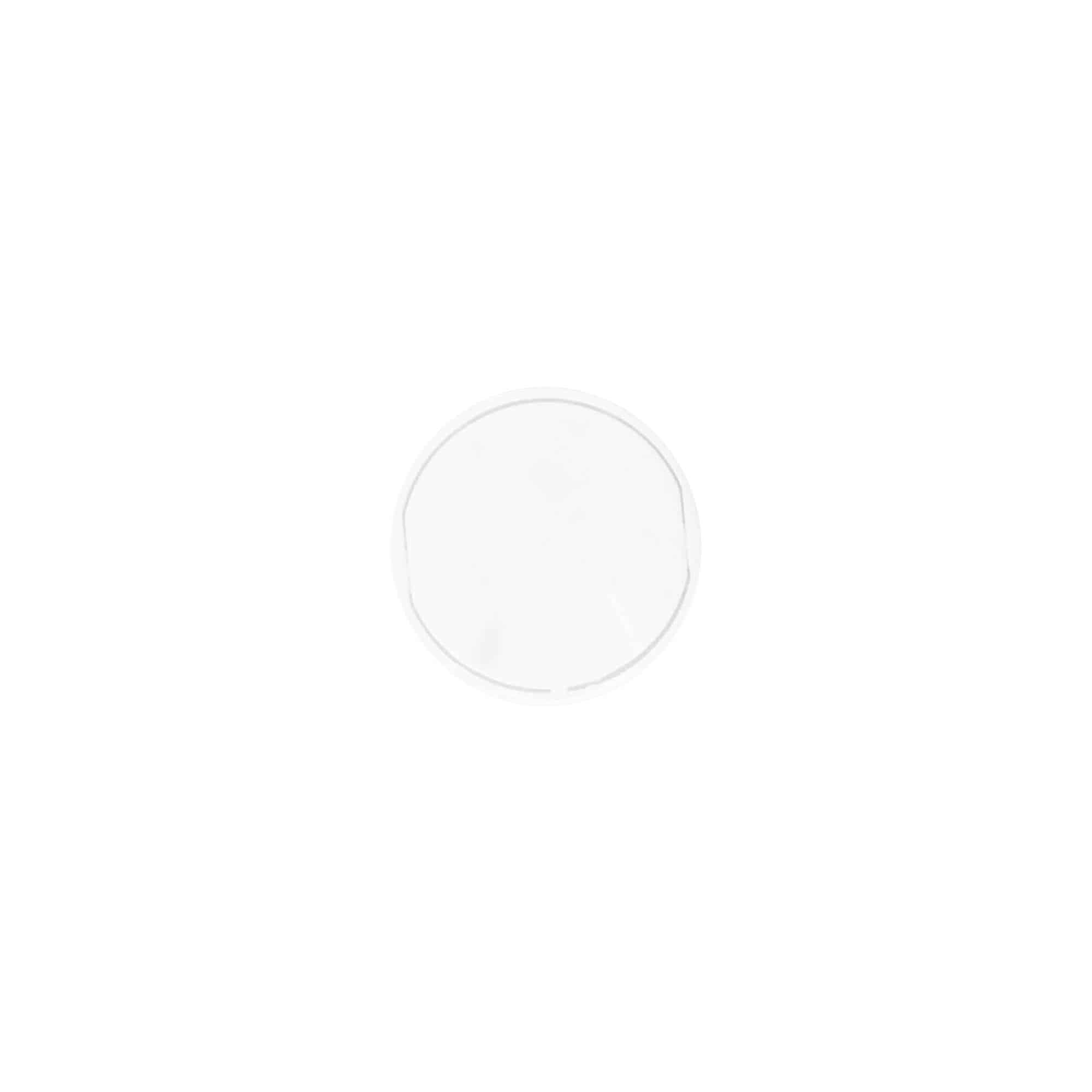 Vijčni pokrov Disc Top, PP-plastika, bel, za odprtino: 20/410