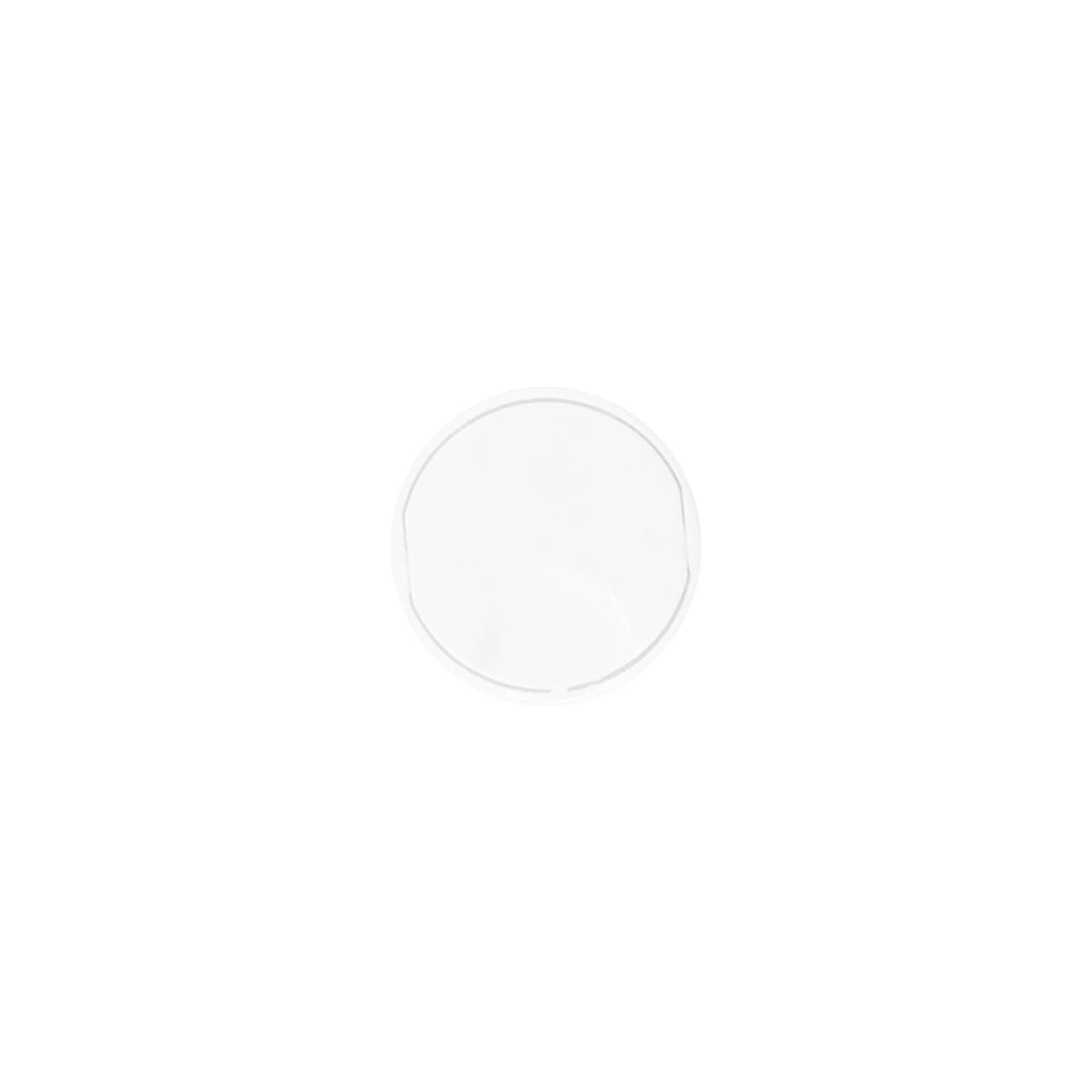 Vijčni pokrov Disc Top, PP-plastika, bel, za odprtino: 20/410
