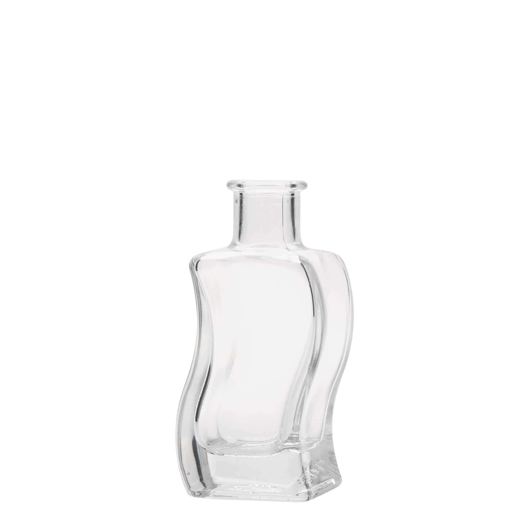 100 ml steklenička 'Val', kvadratna, odprtina: pluta