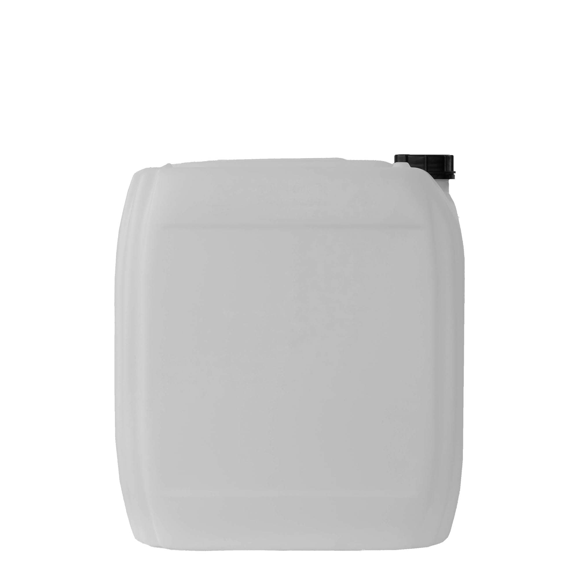 30 l kanister, pravokotni, plastika HDPE, naravna, ustje: ND 60