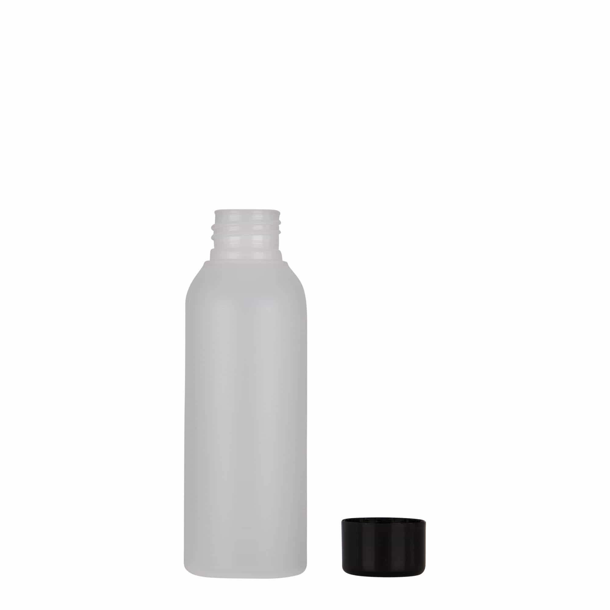 100 ml plastična steklenička 'Tuffy', HDPE, naravna, odprtina: 24/410