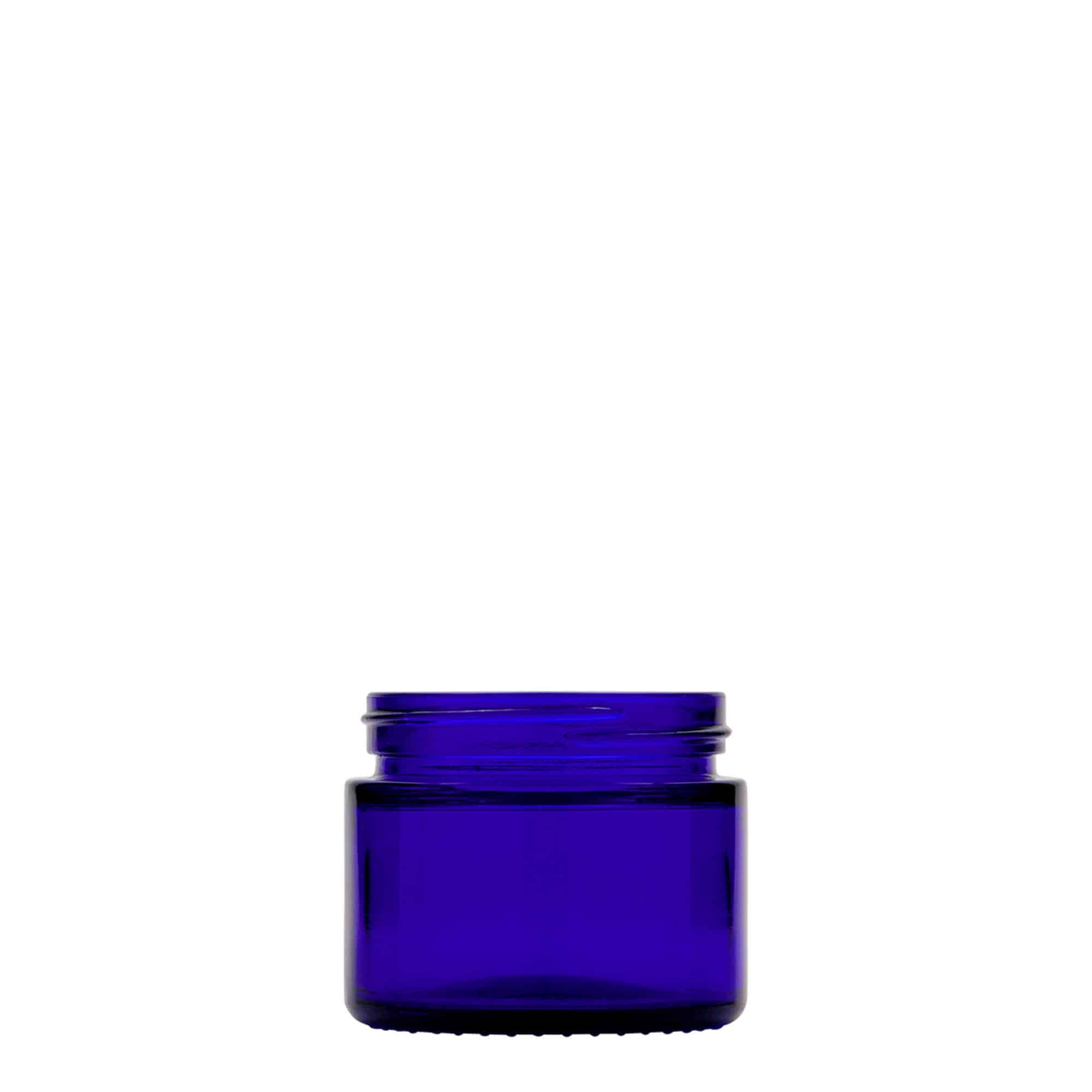 50 ml lonček »Blue Edition«, steklo, kraljevsko modra, ustje: navojni zamašek 50 ml lonček »Blue Edition«, steklo, kraljevsko modra, ustje: navojni zamašek
