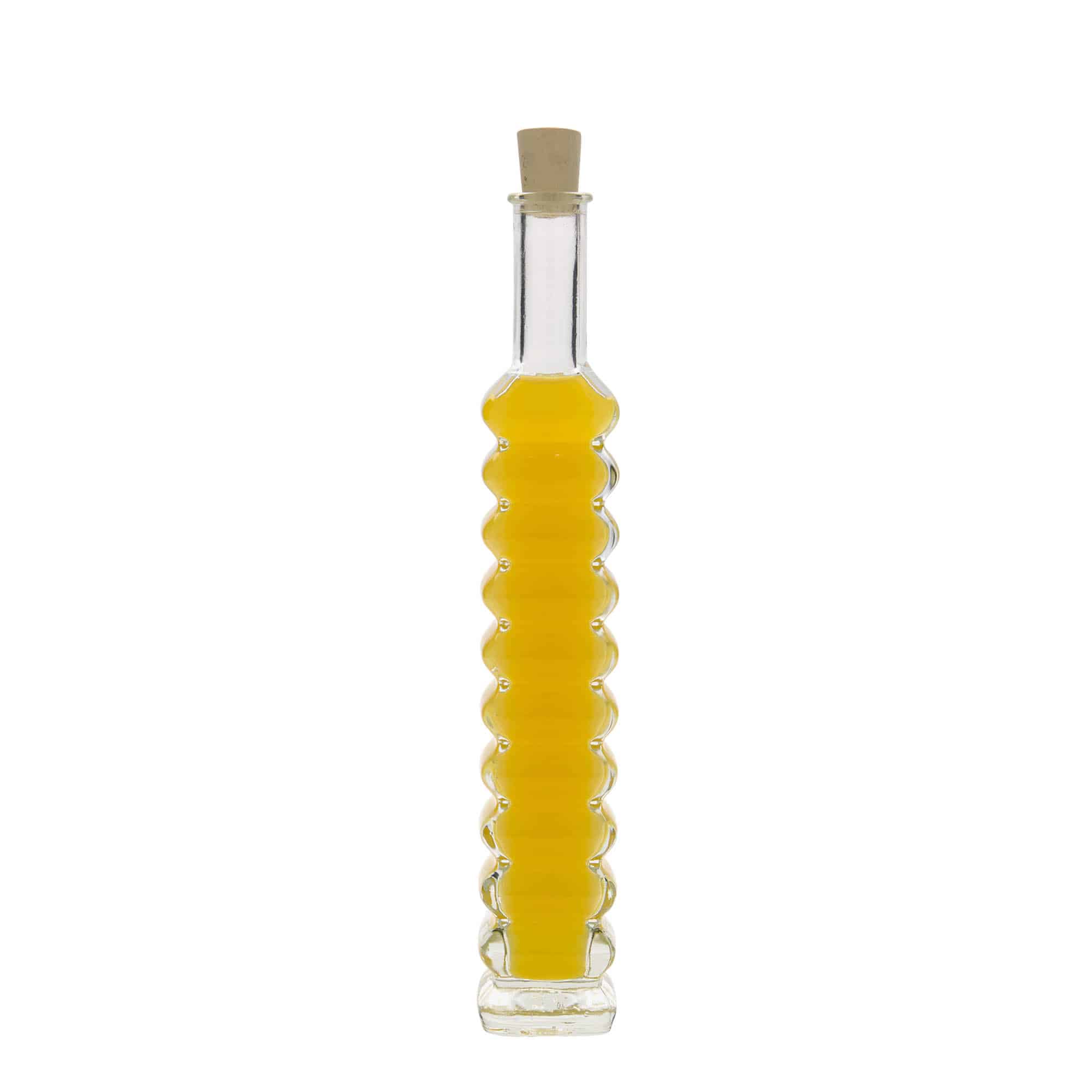 100 ml steklenička 'Roma', kvadratna, odprtina: zamašek