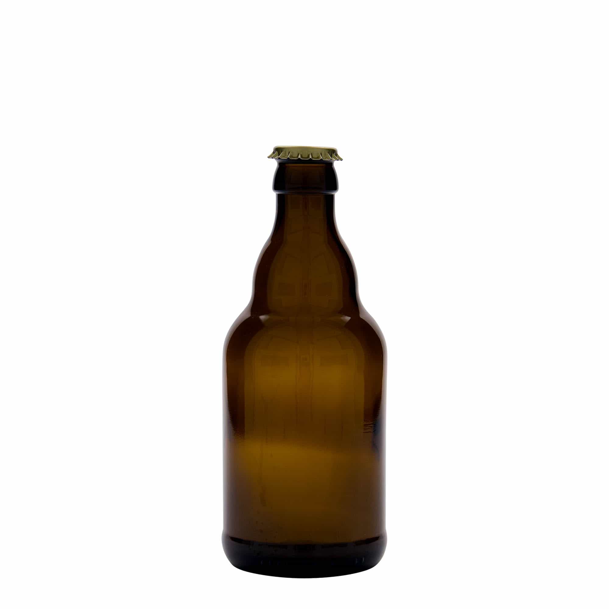 330 ml steklenica piva 'Steinie', steklo, rjava, odprtina: kronkapsula