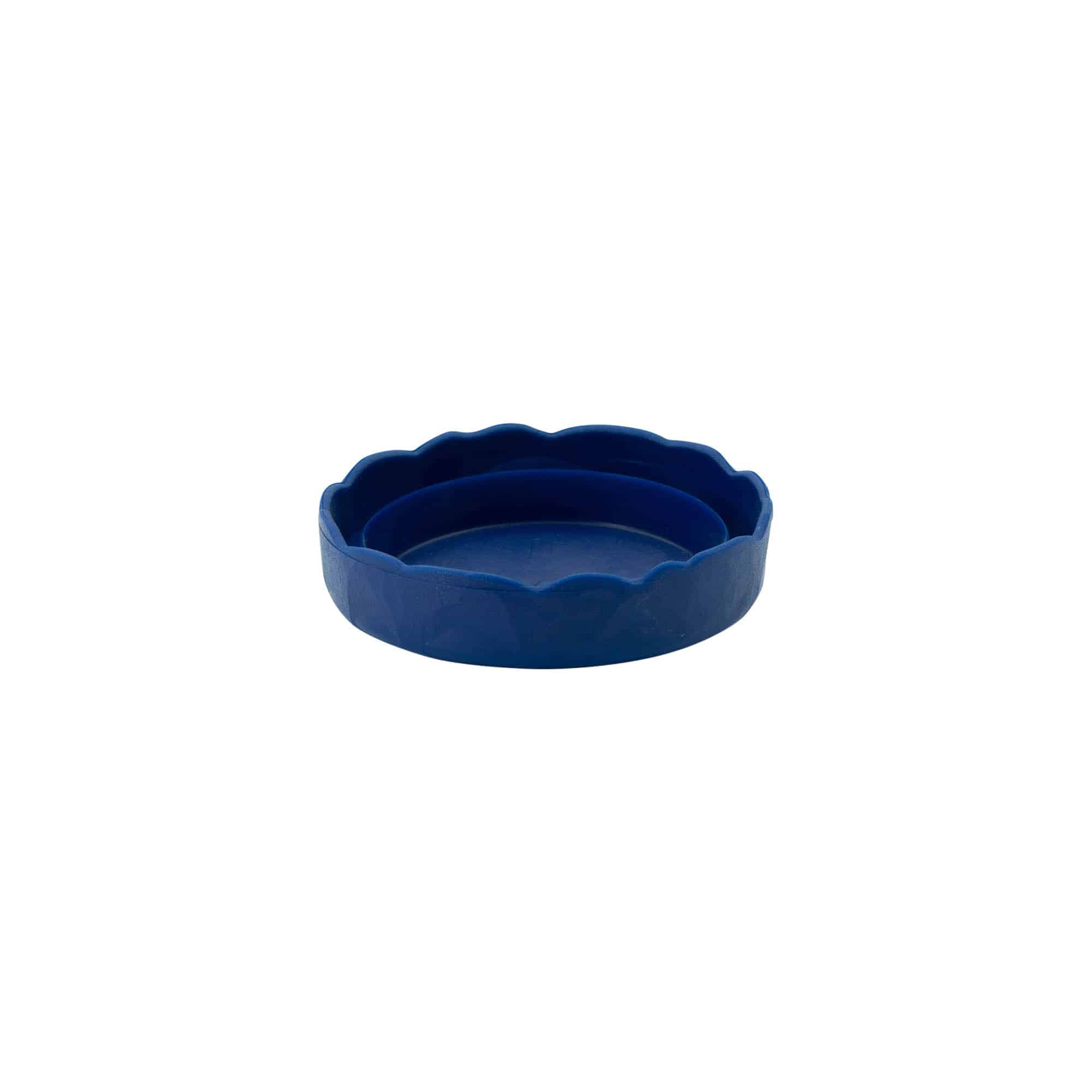Pokrov za ozko grlo keramične posode, HDPE plastika, modra
