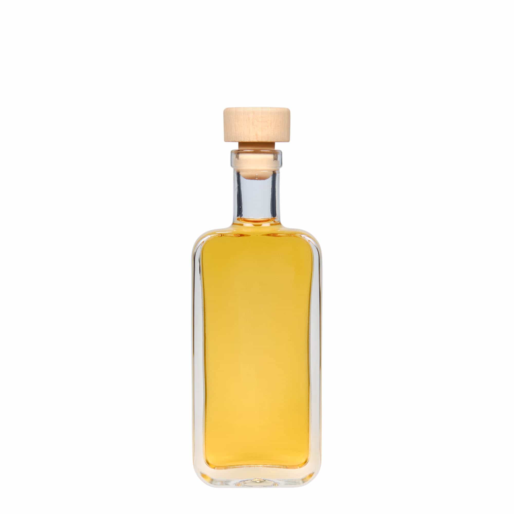 100 ml steklena steklenica »Nice«, pravokotna, ustje: pluta