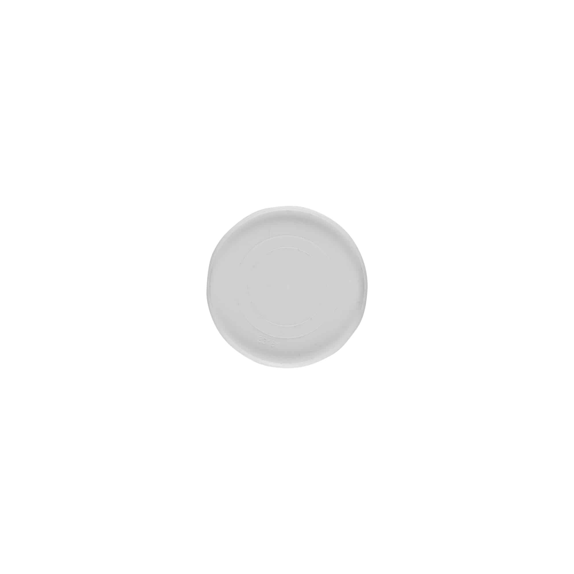 Zaščitni pokrov za 50 ml 'Bianca', PP-plastika, bela