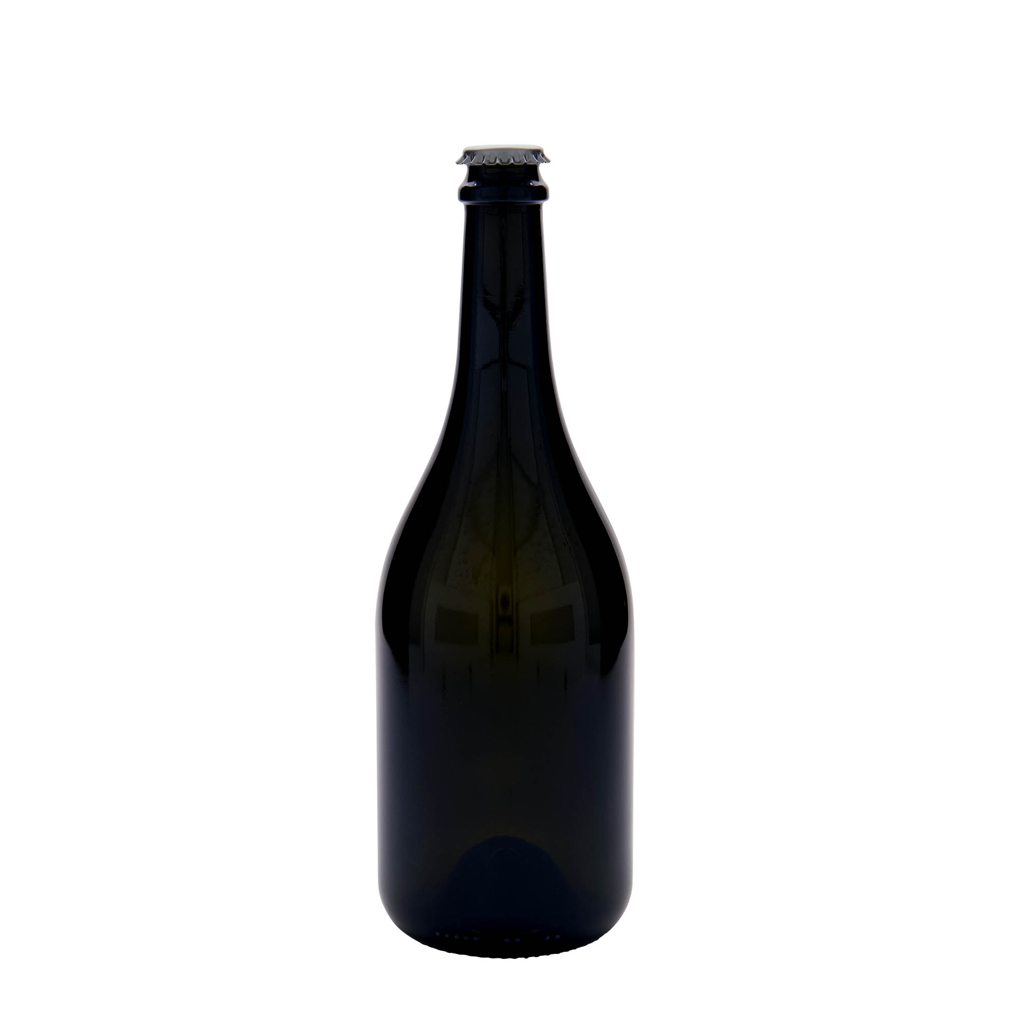 750 ml steklenica piva 'Horta', steklo, starinsko zeleno, odprtina: kronkapsula