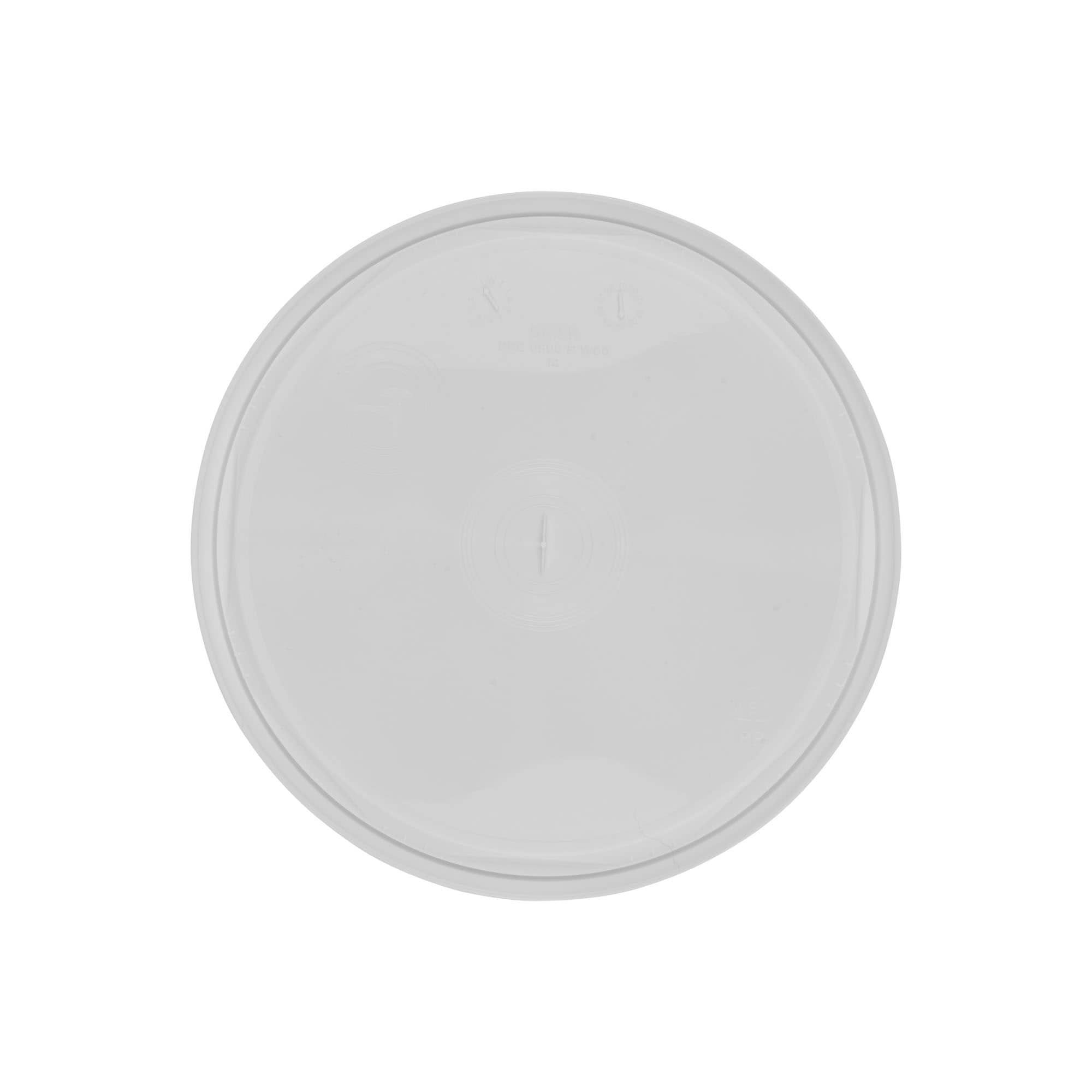 Pokrov za 5–6 l vedro, plastika PP, bela