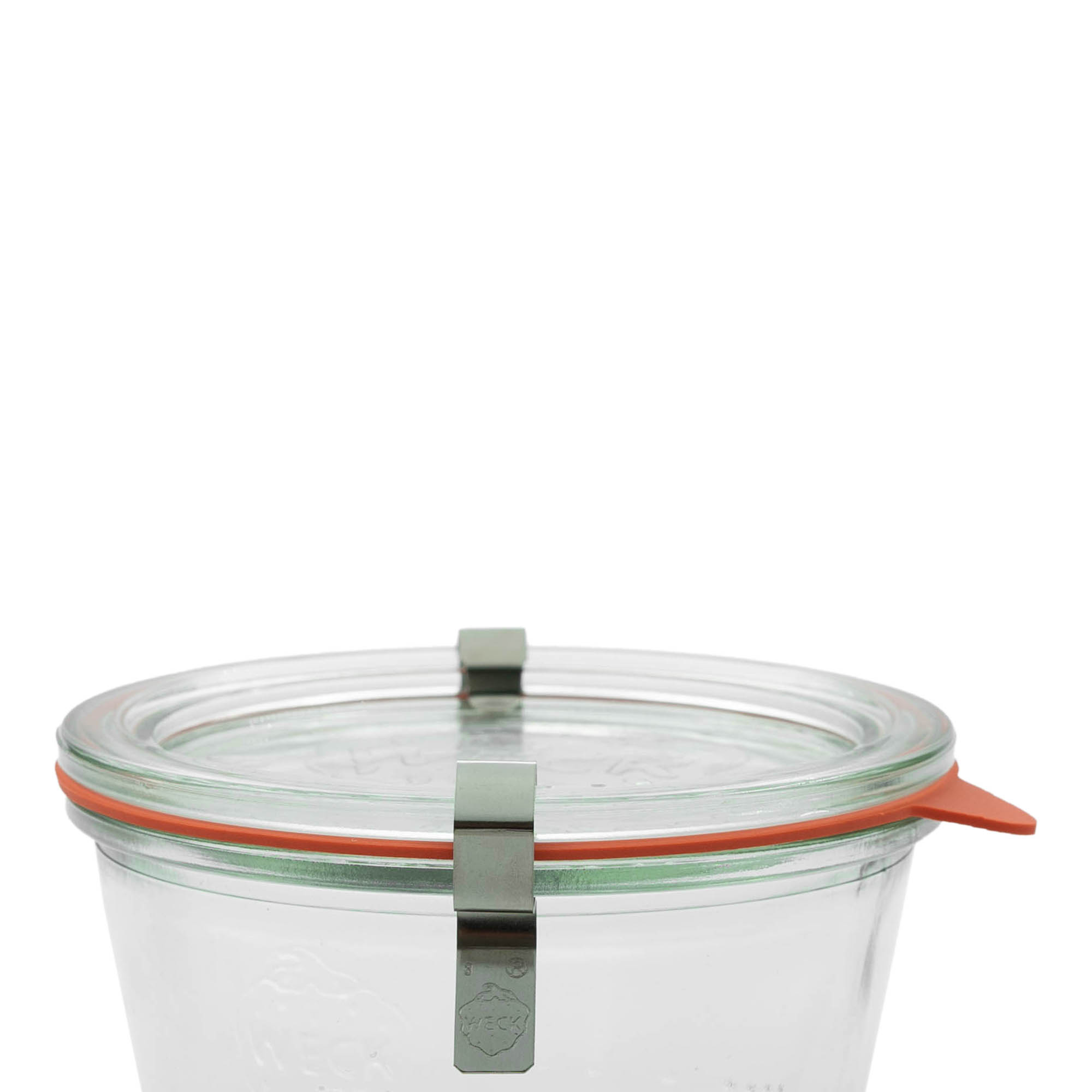 WECK sponka #, nerjaveče jeklo, srebrna WECK sponka #, nerjaveče jeklo, srebrna