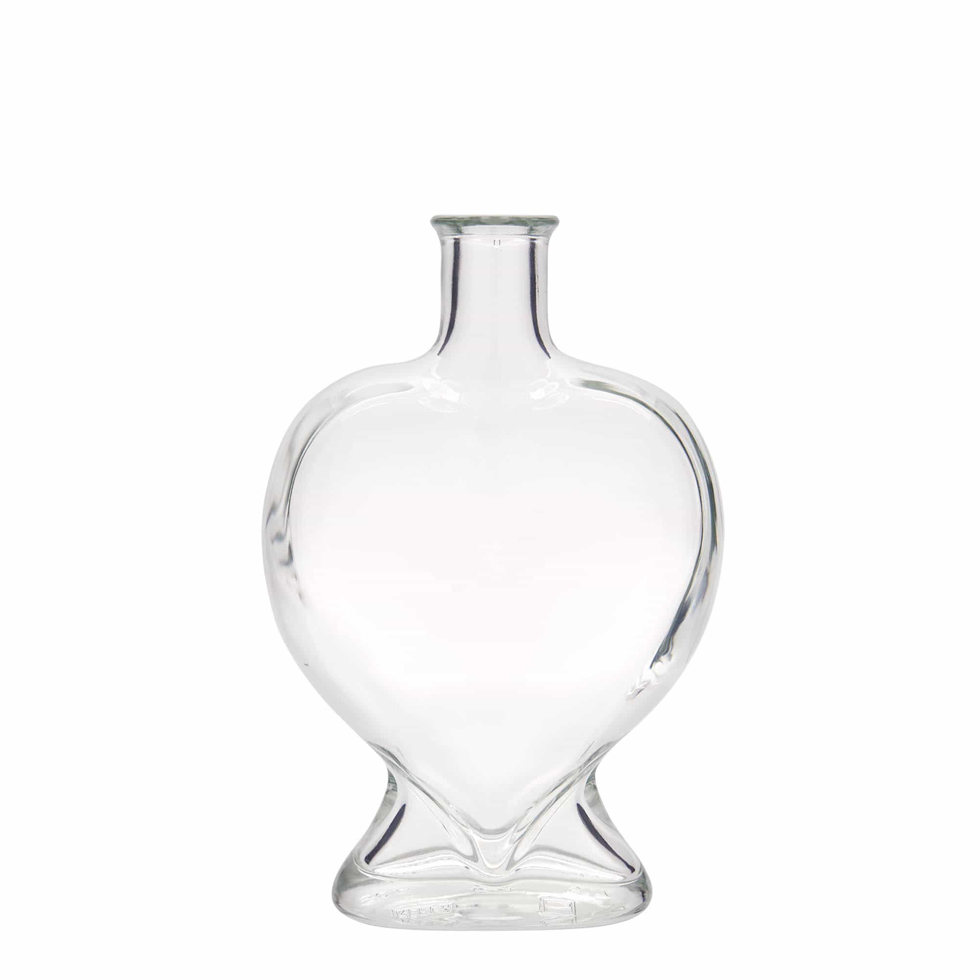 500 ml steklena steklenica »Srce«, ustje: pluta 500 ml steklena steklenica »Srce«, ustje: pluta