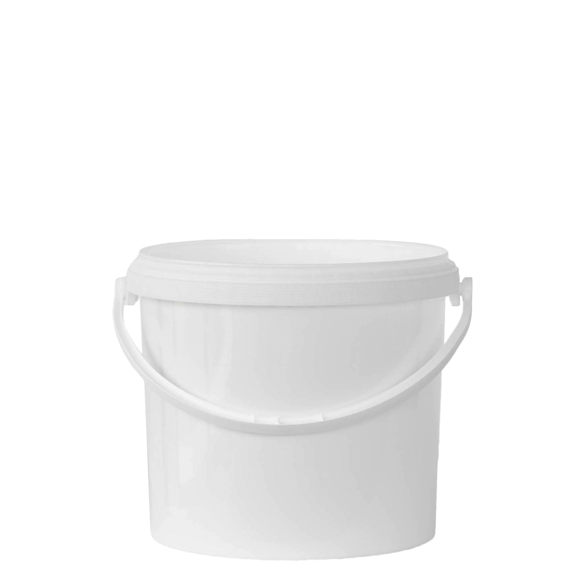 5 l vedro, PP-plastika, belo
