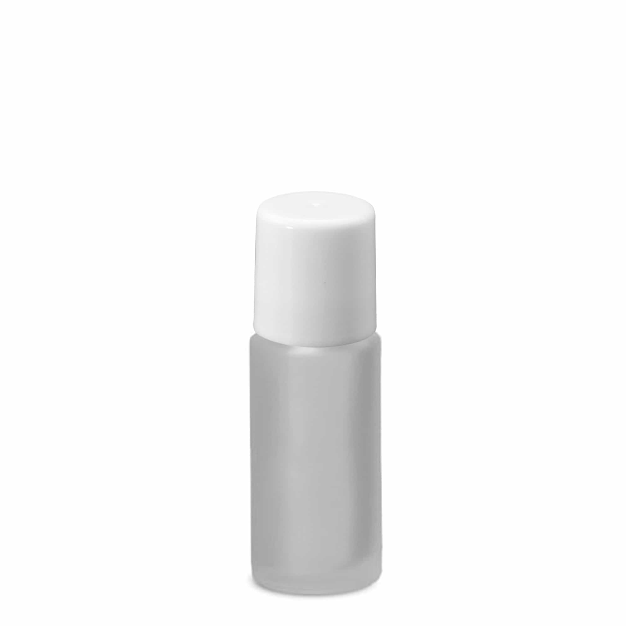 50 ml roll-on steklenička, steklo, zmrznjeno, odprtina: navojni pokrov