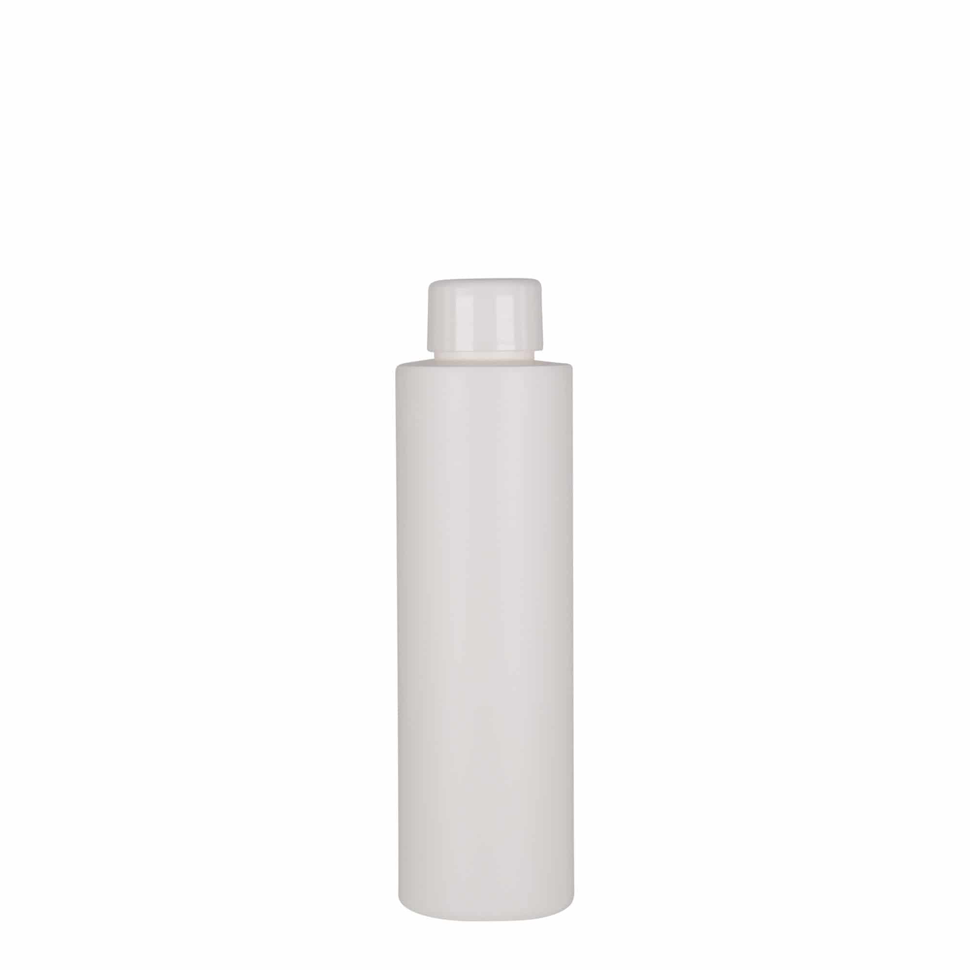 150 ml plastična steklenica »Pipe«, HDPE, bela, ustje: GPI 24/410