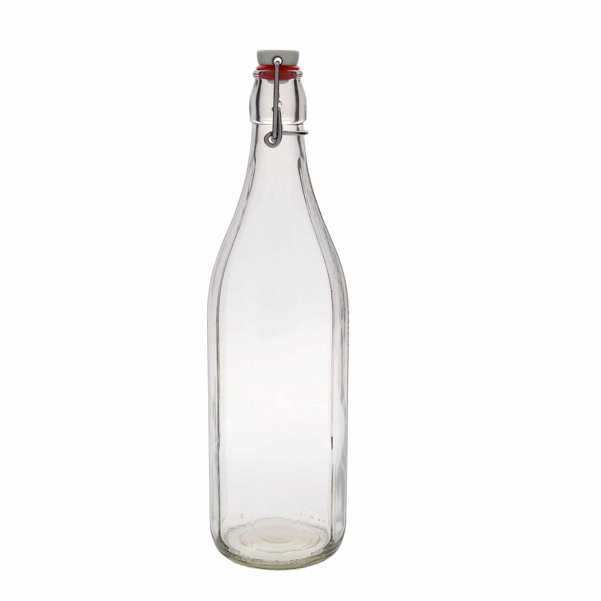 1000 ml steklena steklenica »Bravo«, desetkotna, ustje: zamašek s tesnilom 1000 ml steklena steklenica »Bravo«, desetkotna, ustje: zamašek s tesnilom
