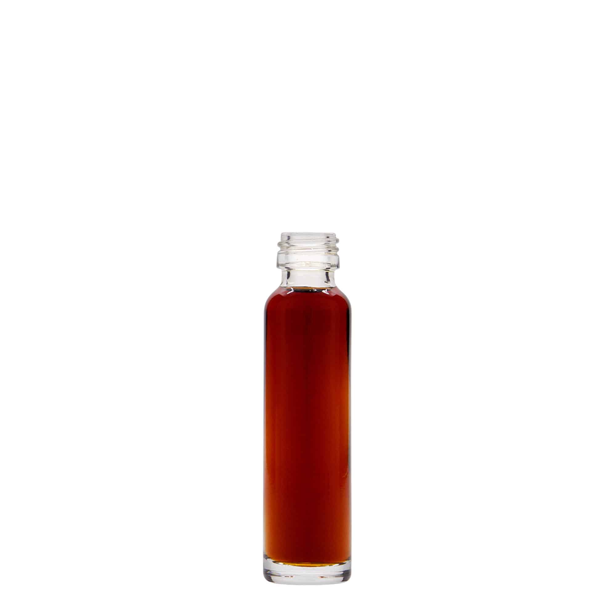 20 ml vrčasta steklenica, steklo, ustje: PP 18