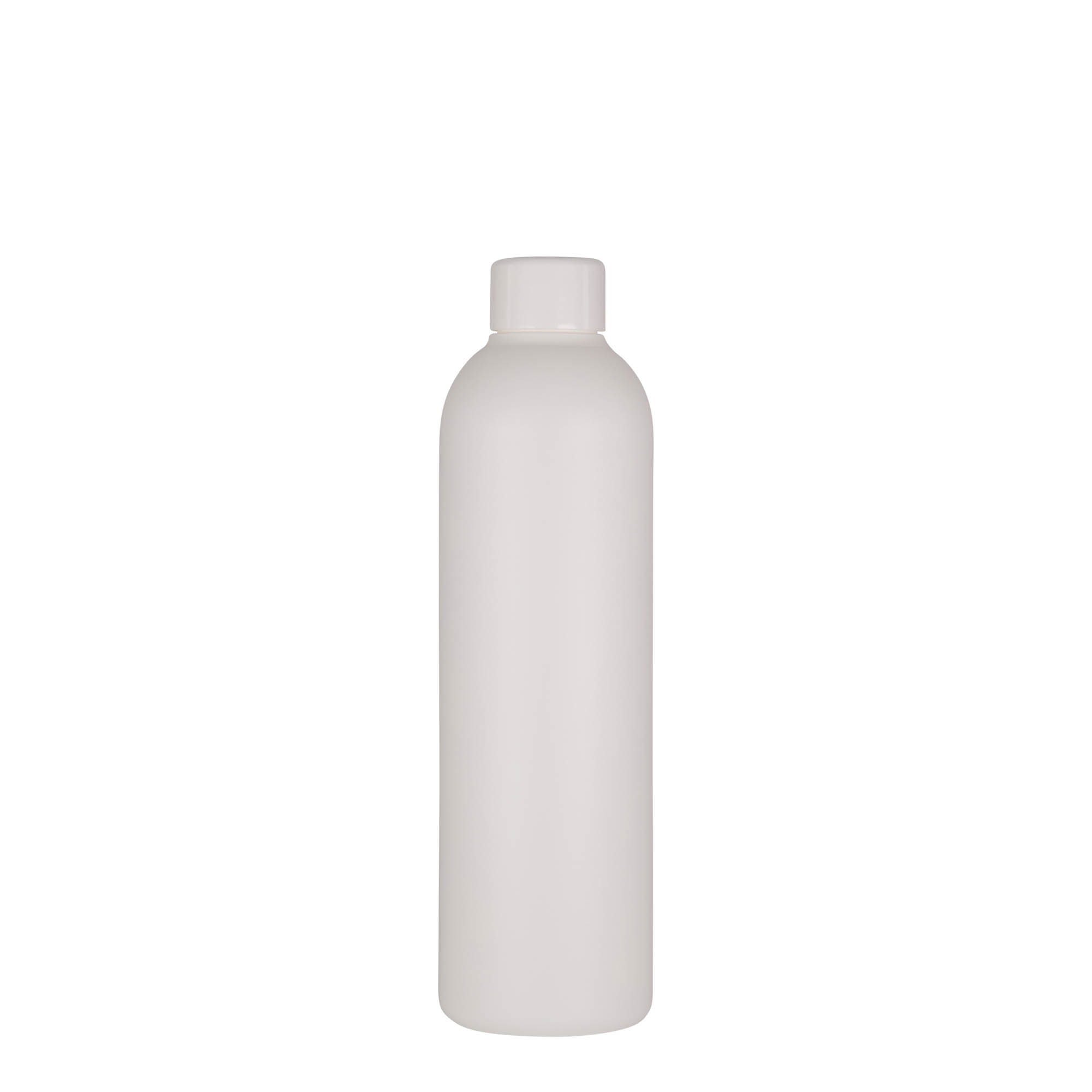 250 ml plastična steklenička 'Tuffy', HDPE, bela, odprtina: 24/410