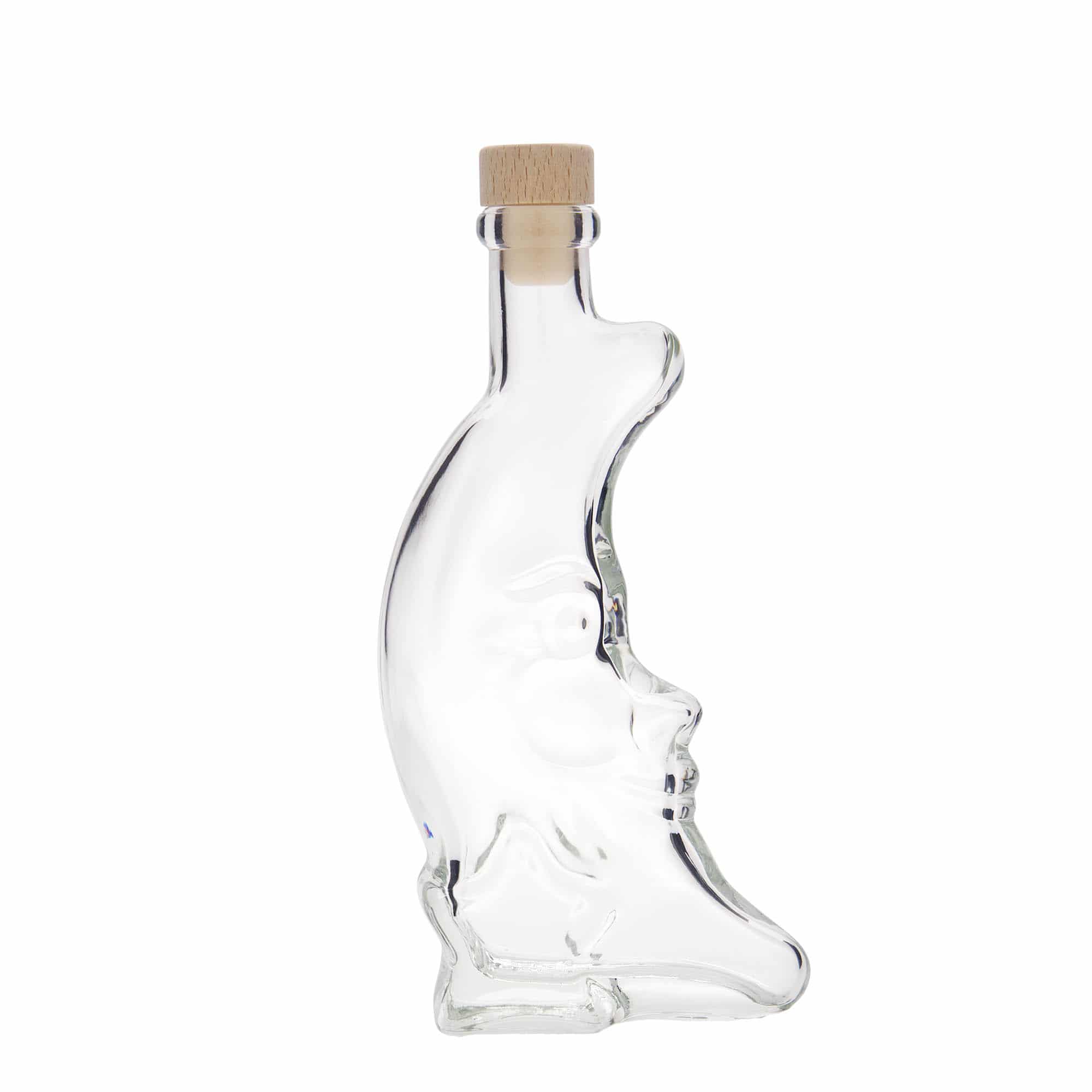 200 ml steklena steklenica »Luna«, ustje: pluta