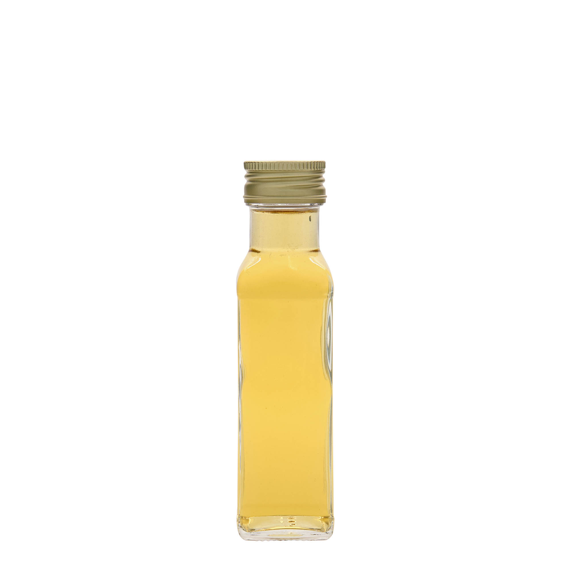 100 ml steklenička 'Marasca', kvadratna, odprtina: PP 31,5
