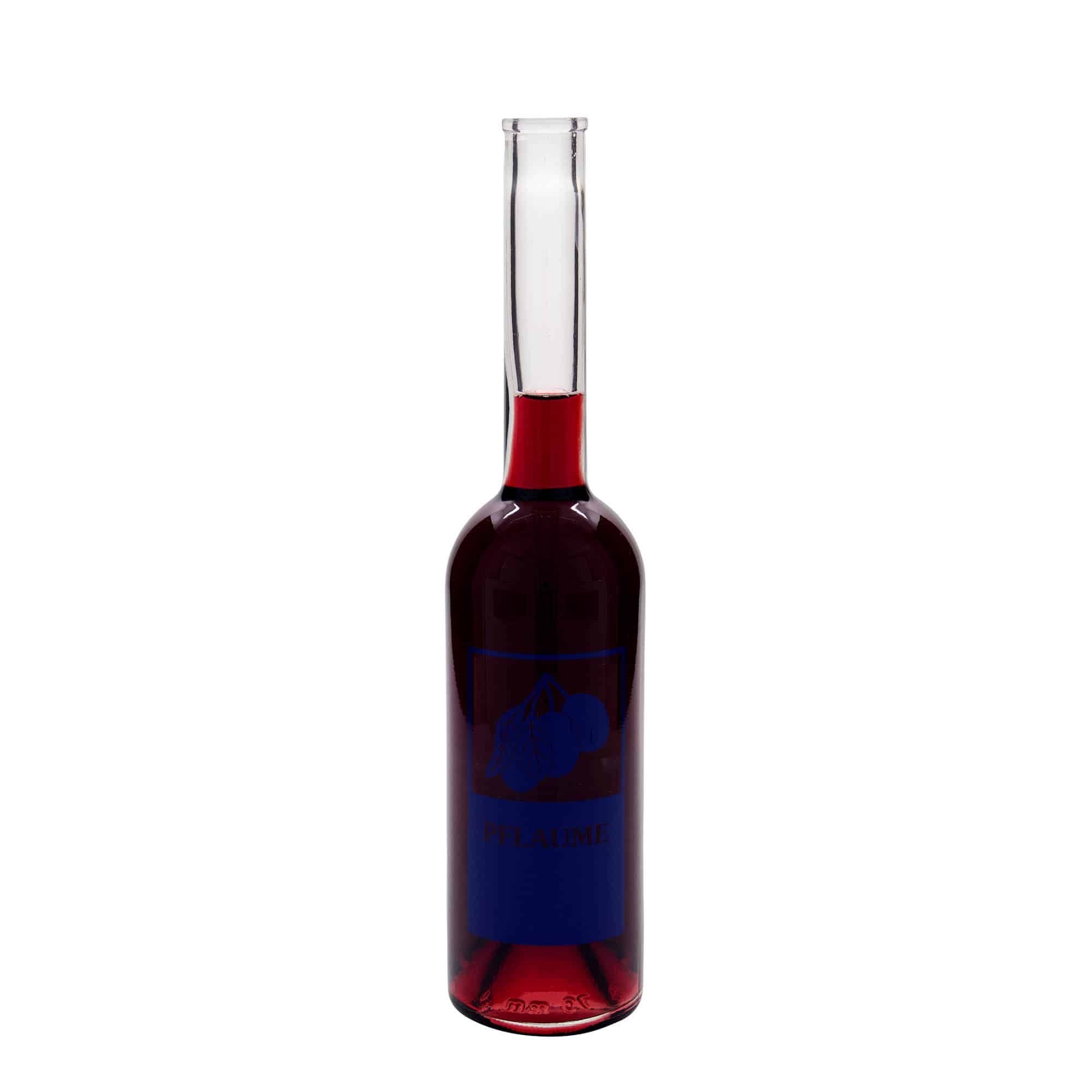 500 ml steklena steklenica »Opera«, motiv: sliva, ustje: pluta